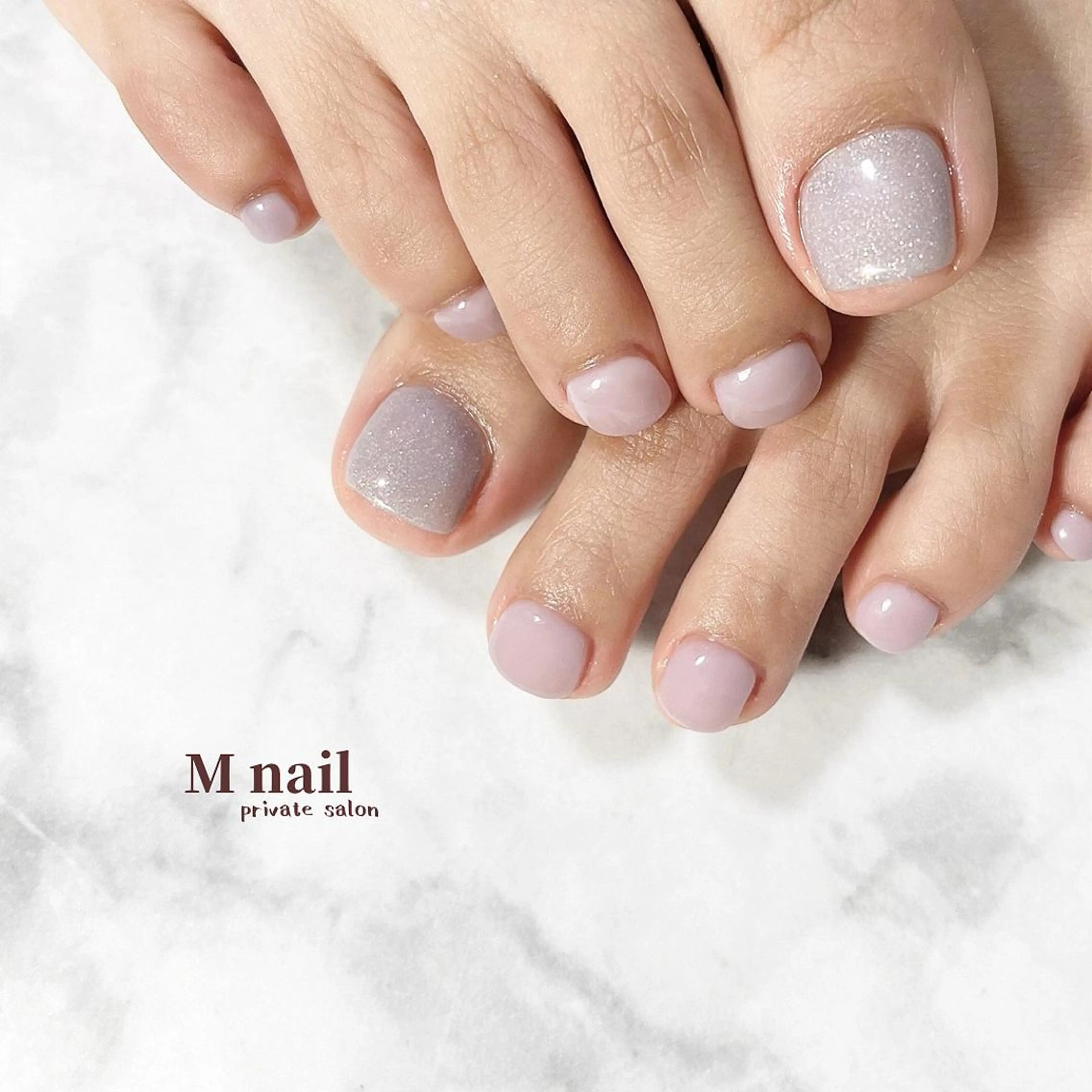 ネイル 春ネイル フットネイル M　nail所属・M nailのネイルデザイン