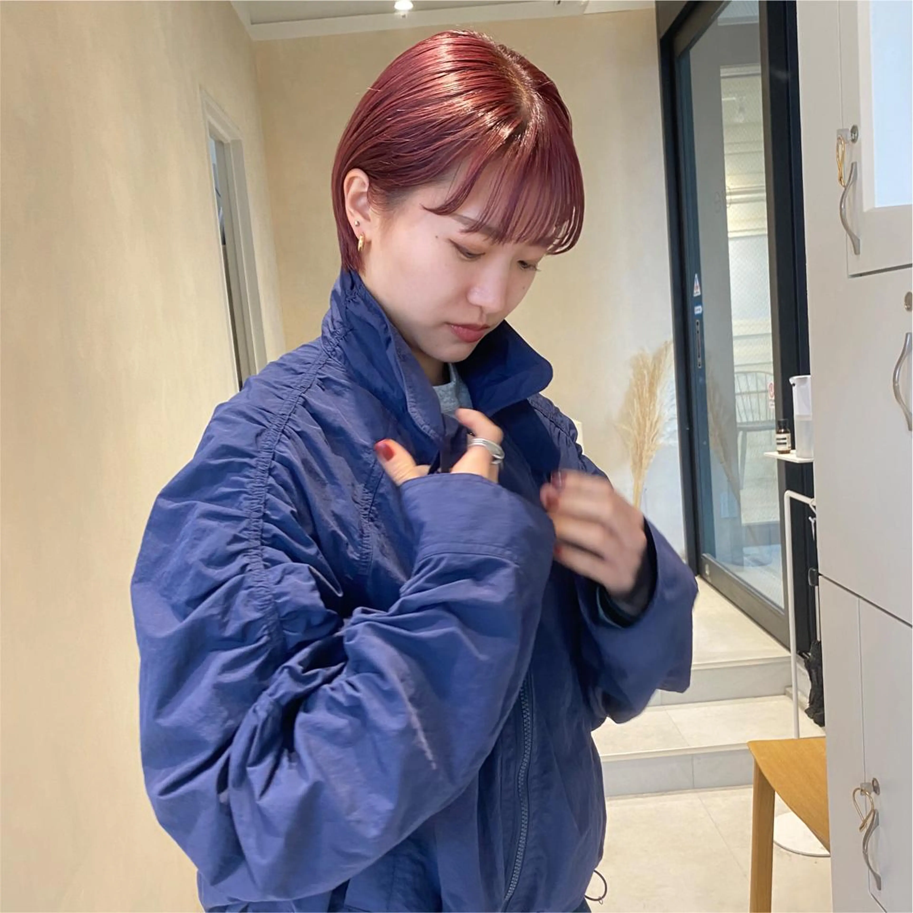 ショート カラー cie所属・ボブ/ミニボブ 透明感カラーkadoのヘアスタイル