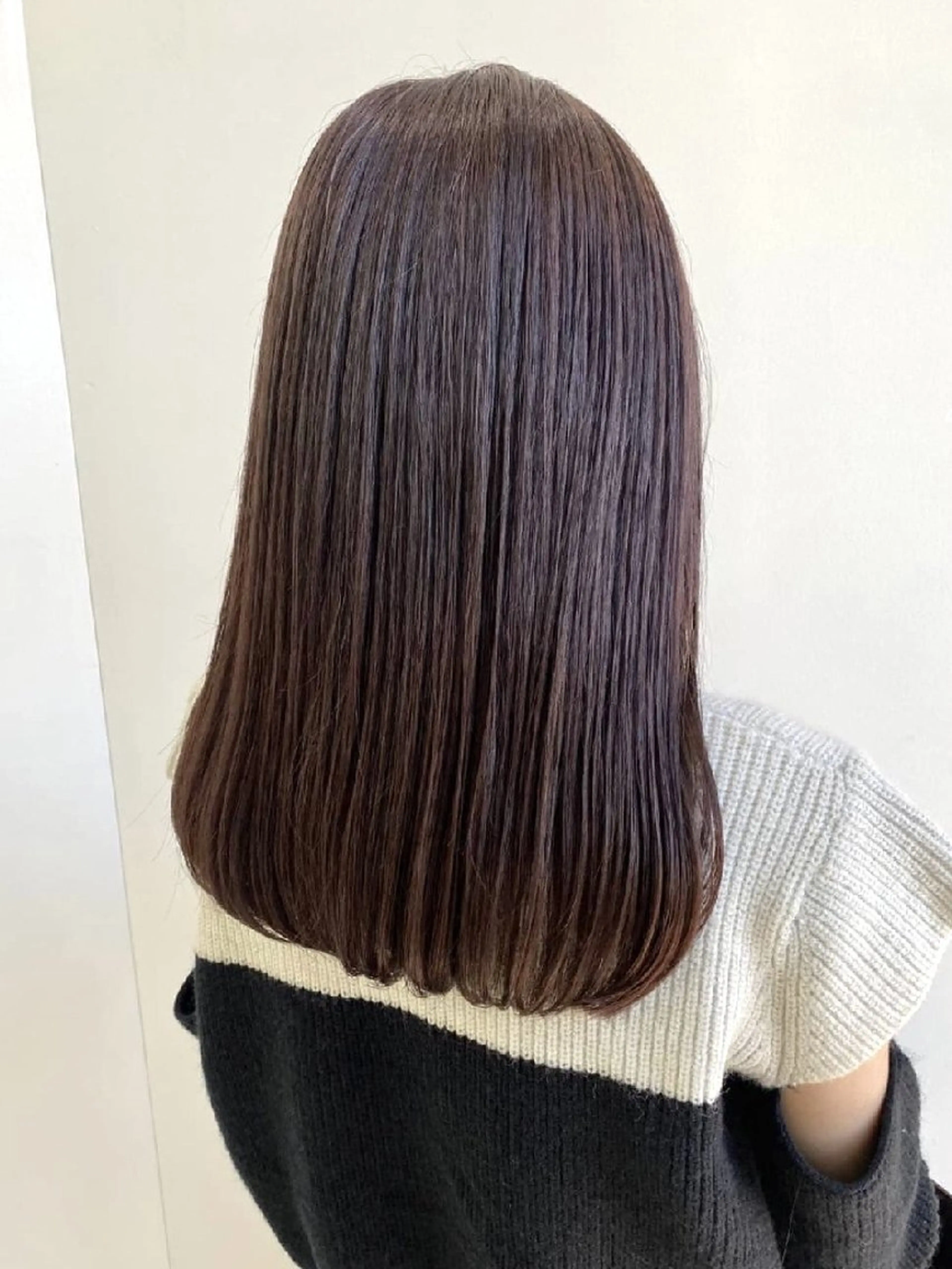 セミロング カラー カット ヘアカラー トリートメント magico 下北沢のヘアスタイル