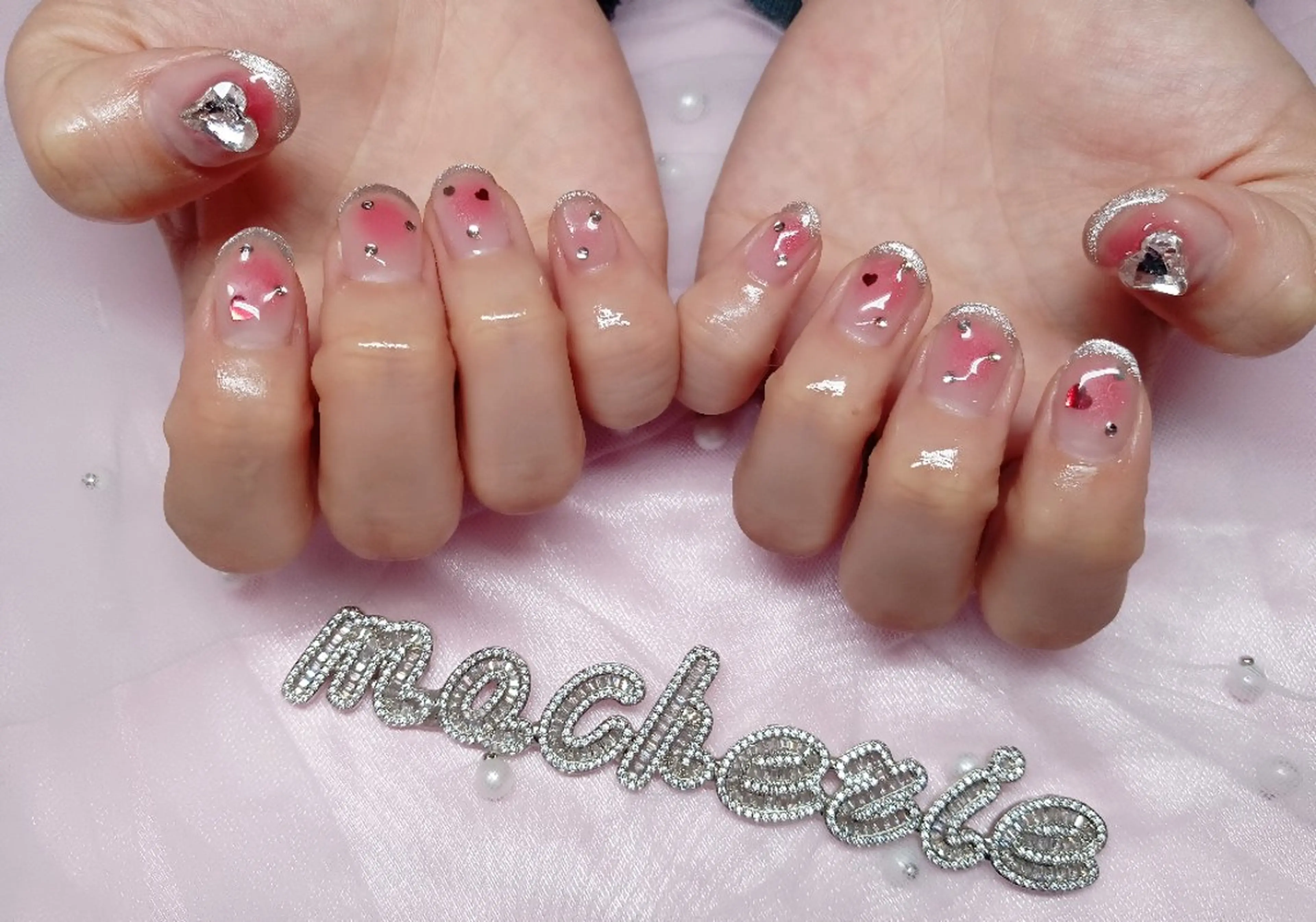 ネイル チークネイル フレンチネイル ハンドネイル Nail Salon macherieのネイルデザイン