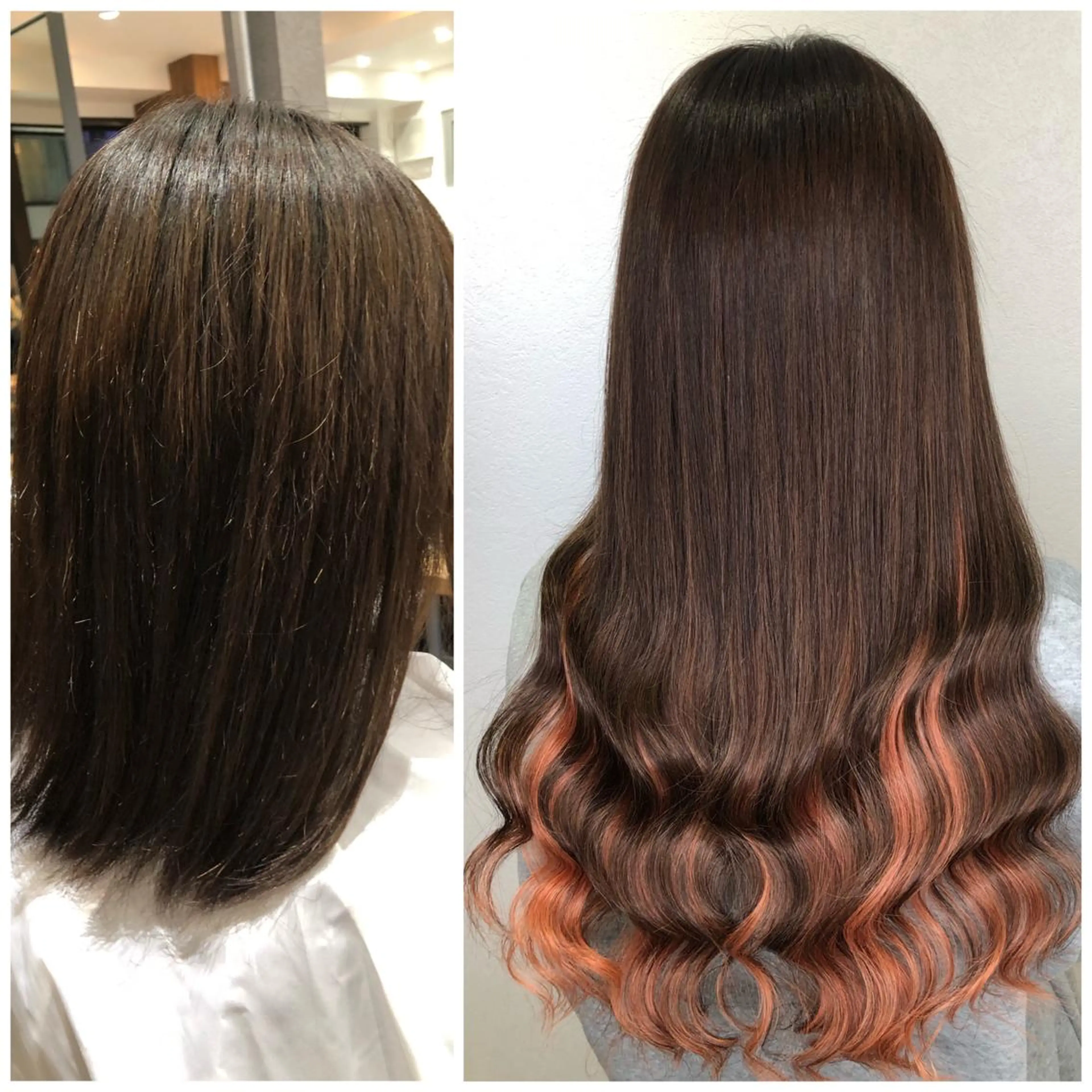 ロング カラー ヘアカラー トリートメント エクステ MAKO ❤️🔥NEXTのヘアスタイル