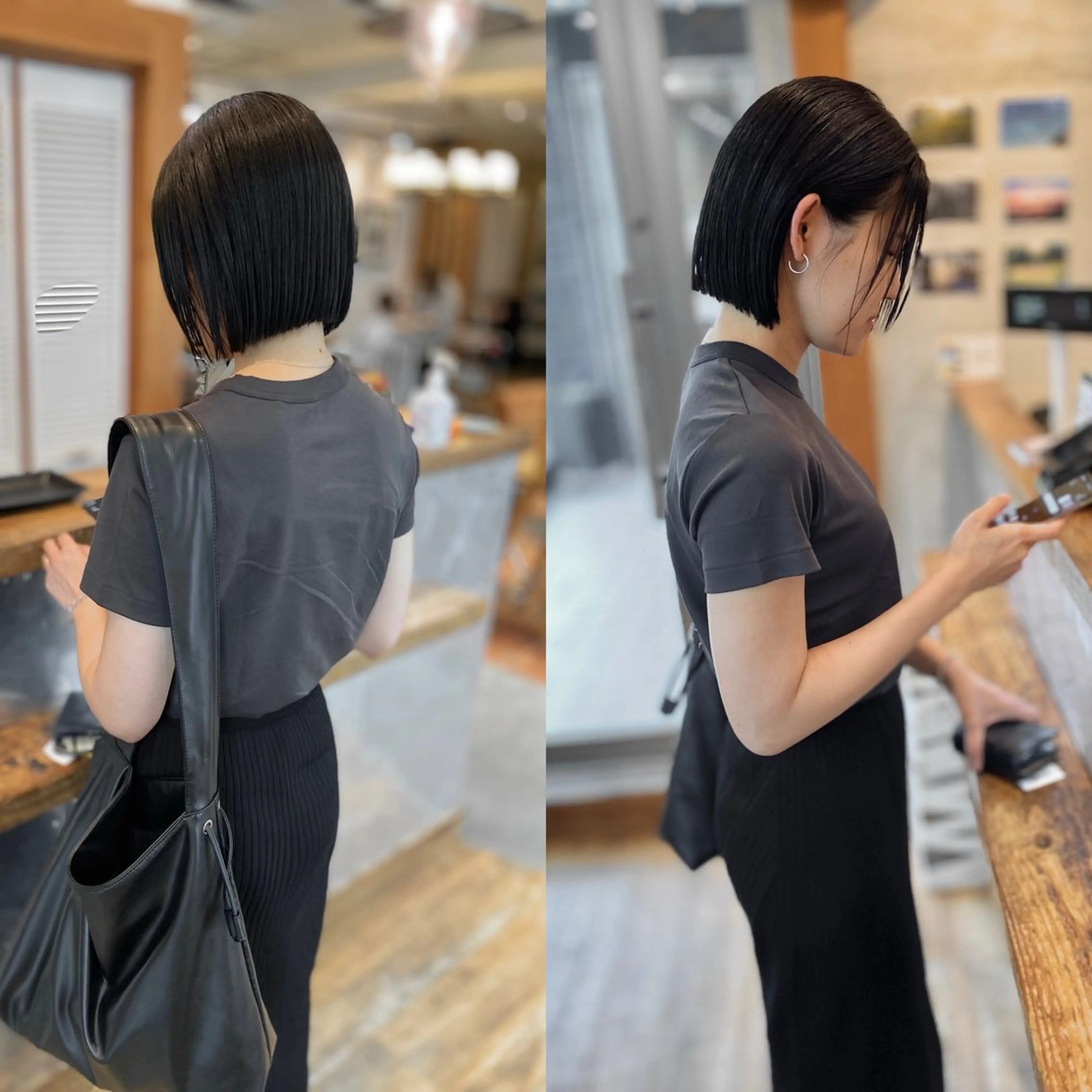 ミディアム カット 縮毛矯正 トリートメント 木村丈晴✂️ご来店 お待ちしてます😊のヘアスタイル