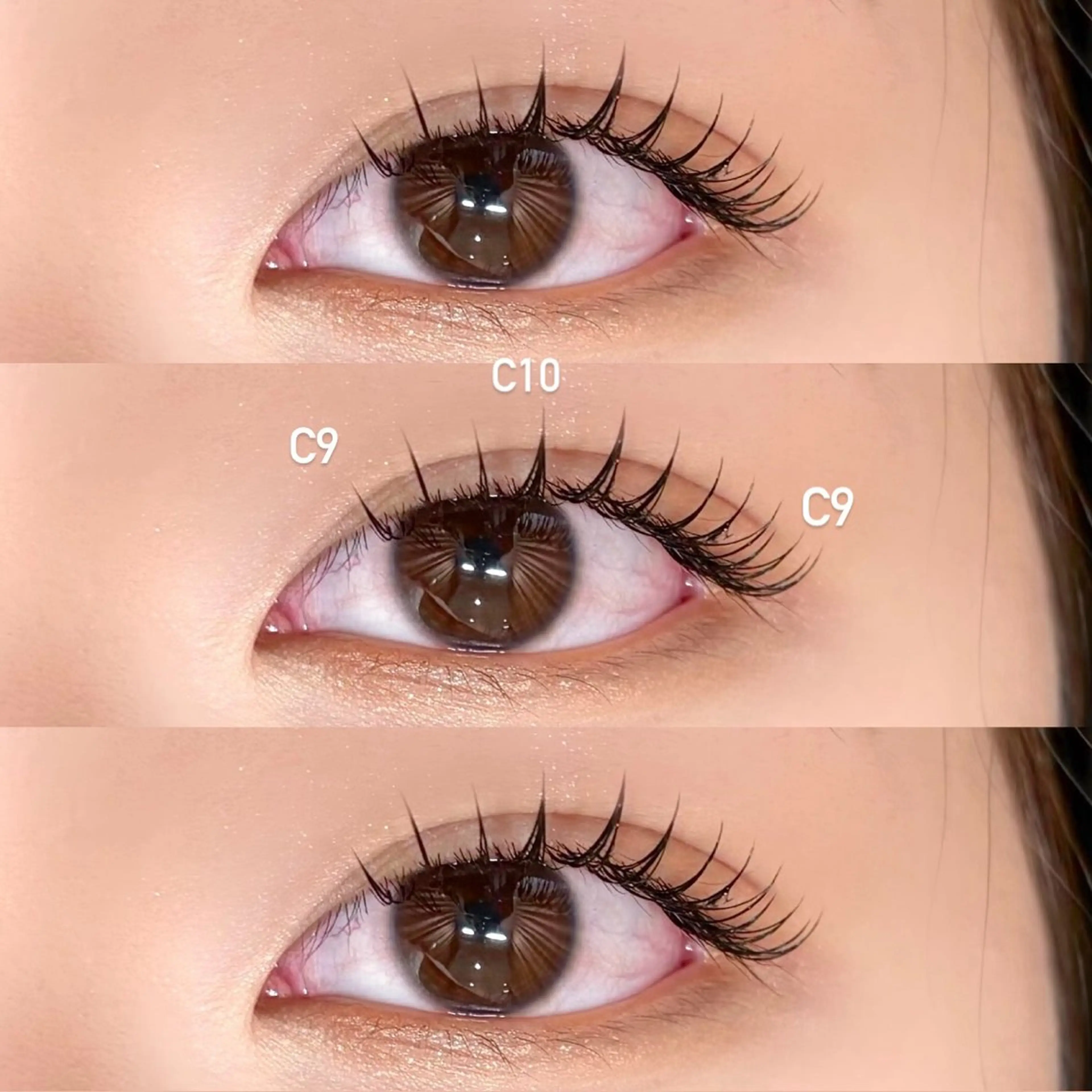 マツエク・マツパ 束感まつ毛 ナチュラル マツエク meg .のマツエク・マツパデザイン