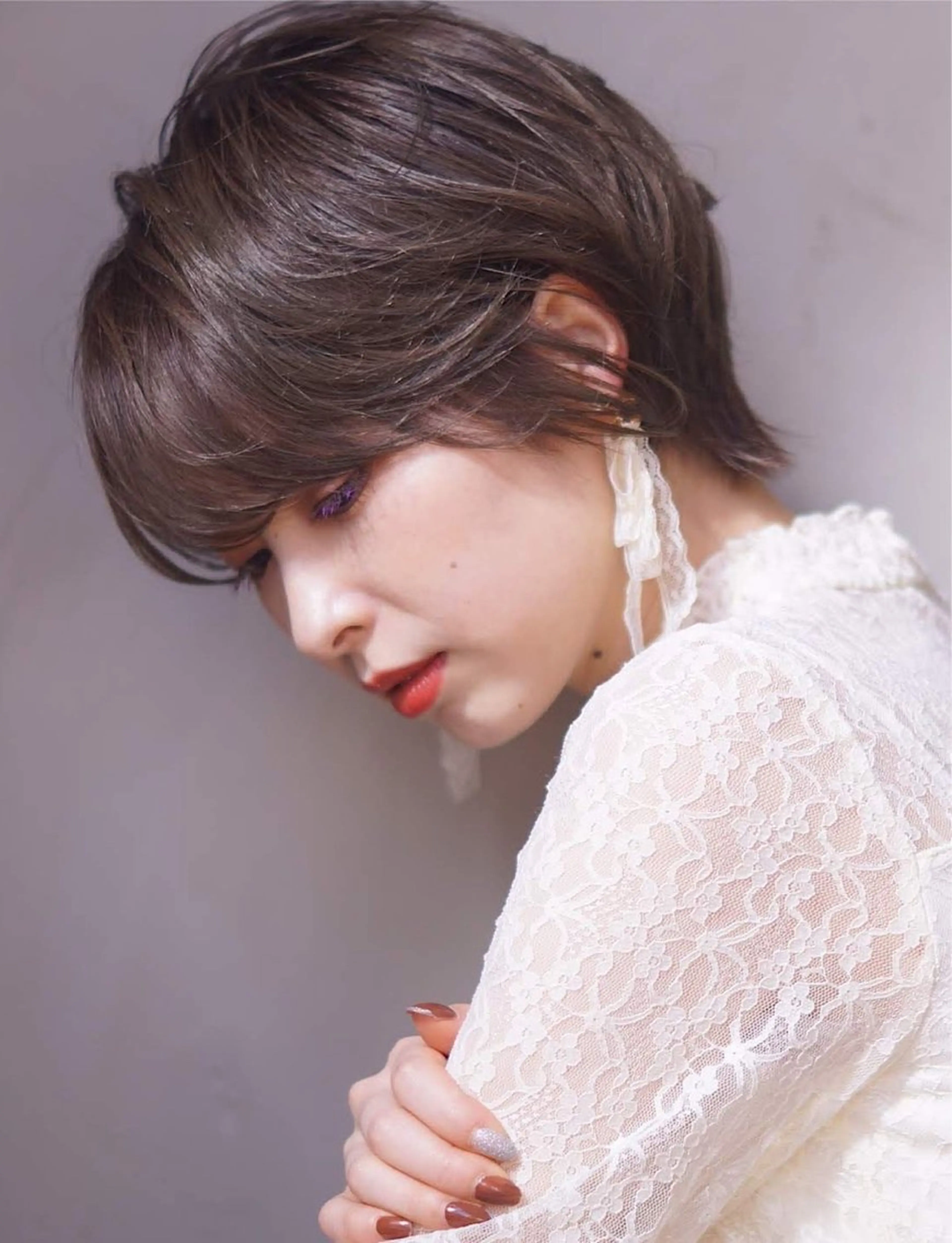 ショート カラー 透明感カラー ハイライトカラー インナーカラー ハイライト 髪質改善 カット ヘアカラー トリートメント ヘアー.ネイル二刀流 misa🫧のヘアスタイル