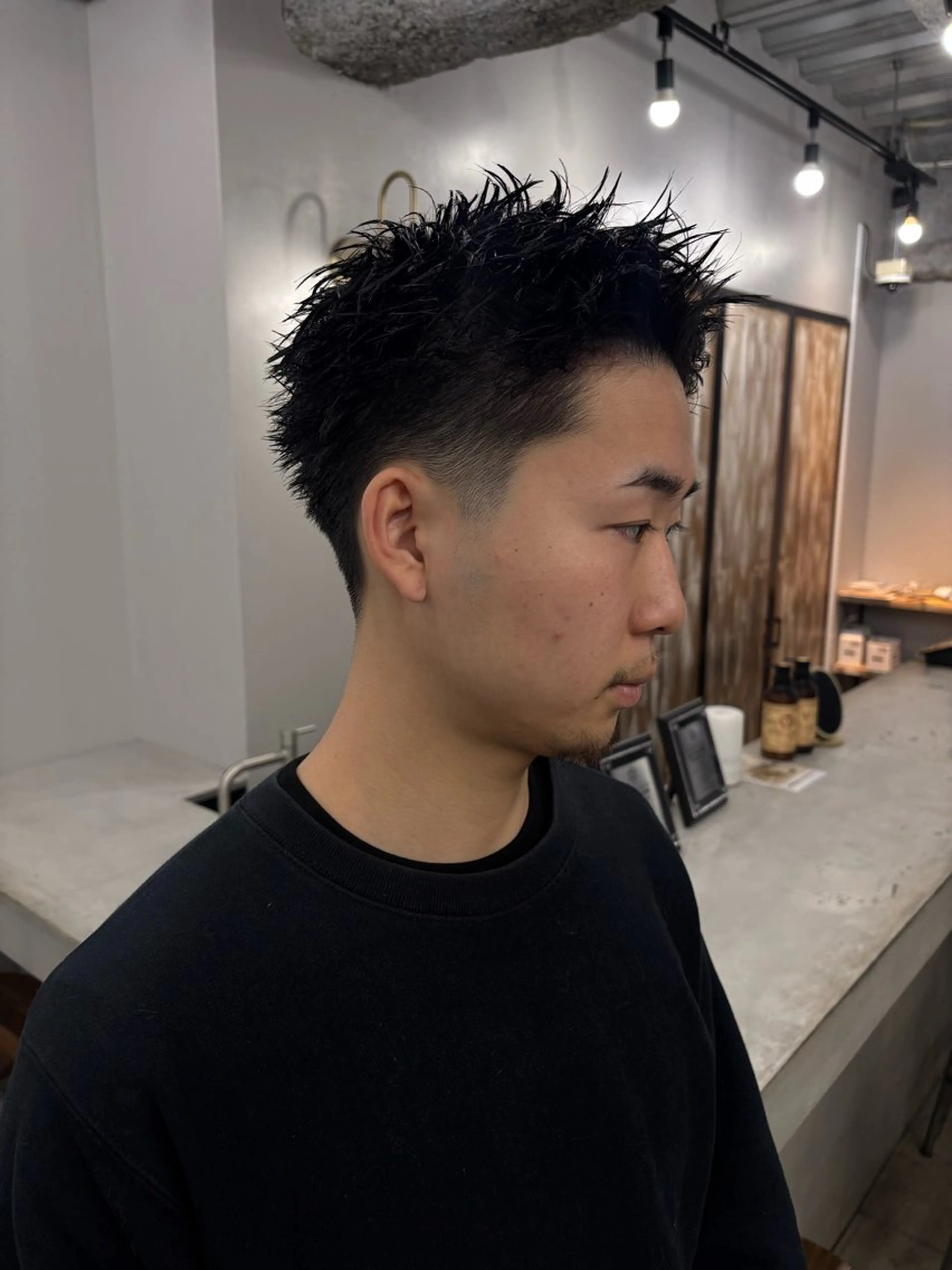 ショート メンズ フェードカット スパイキーショート ショートヘア カット 💈メンズ特化💈 テッペイのヘアスタイル