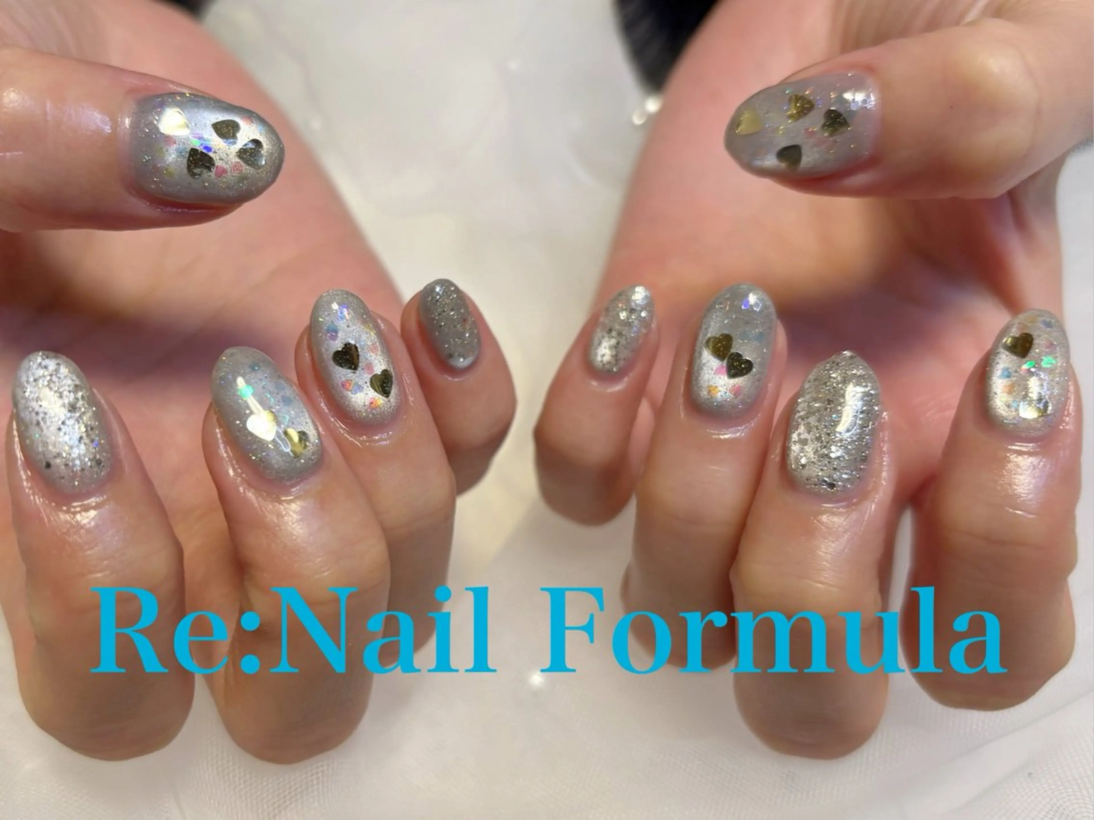 ミディアム ハンドネイル Re:Nail Formula所属・kido chieのネイルデザイン