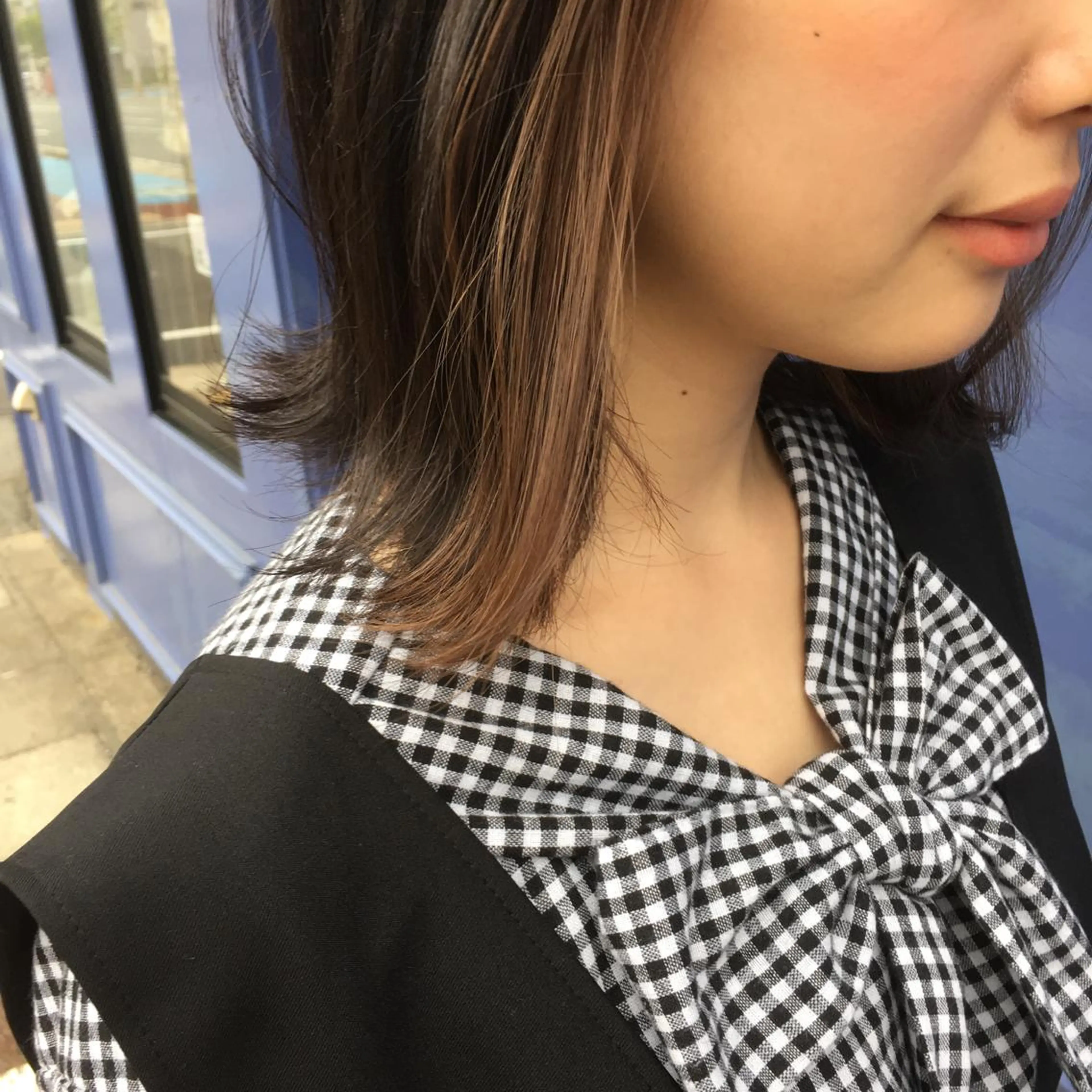 ミディアム カラー ヘアアレンジ インナーカラー autre所属・大久保 ひでなりのヘアスタイル