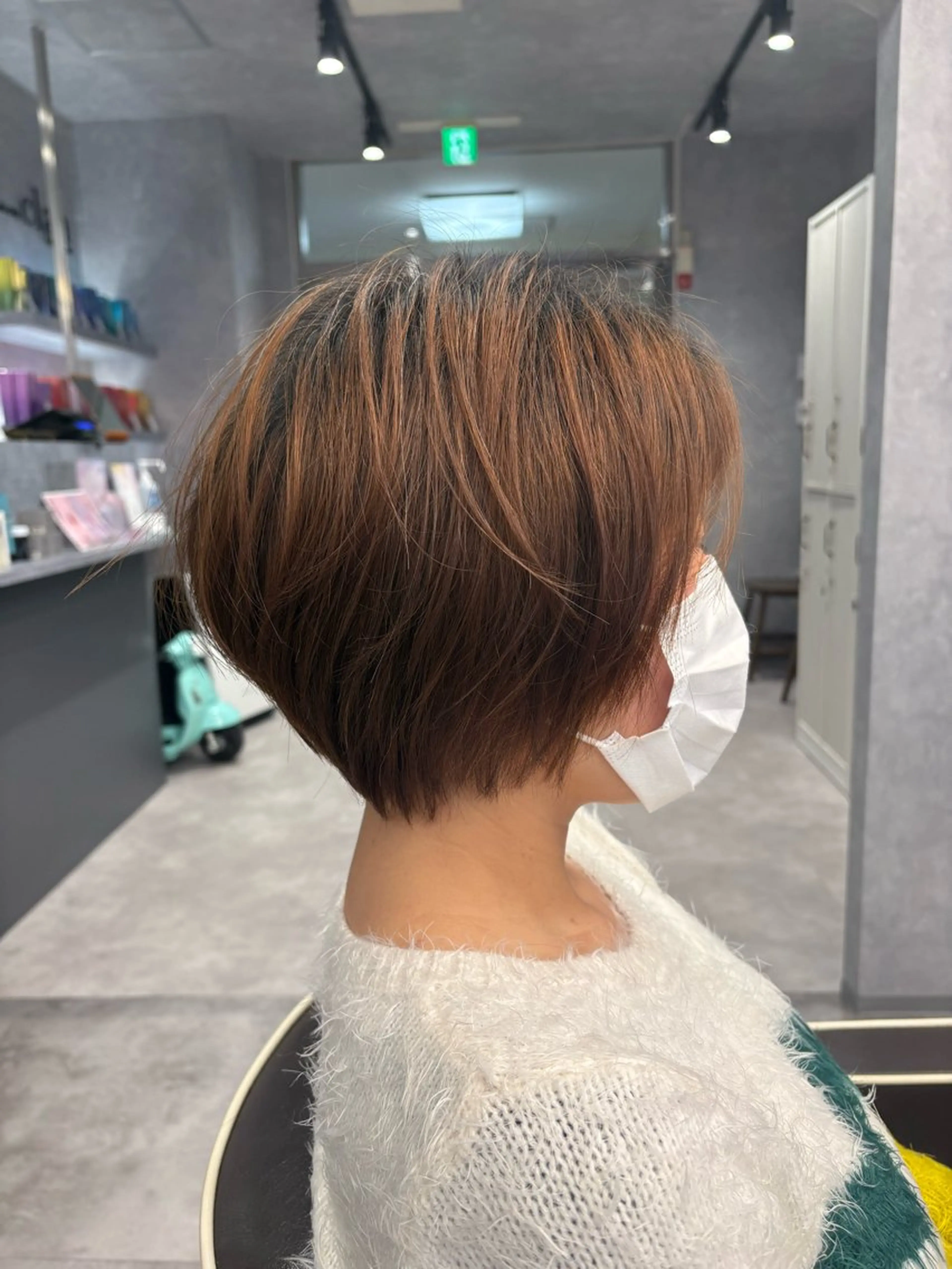 レディースショート/グラデーションボブカット/スタイル相談の写真