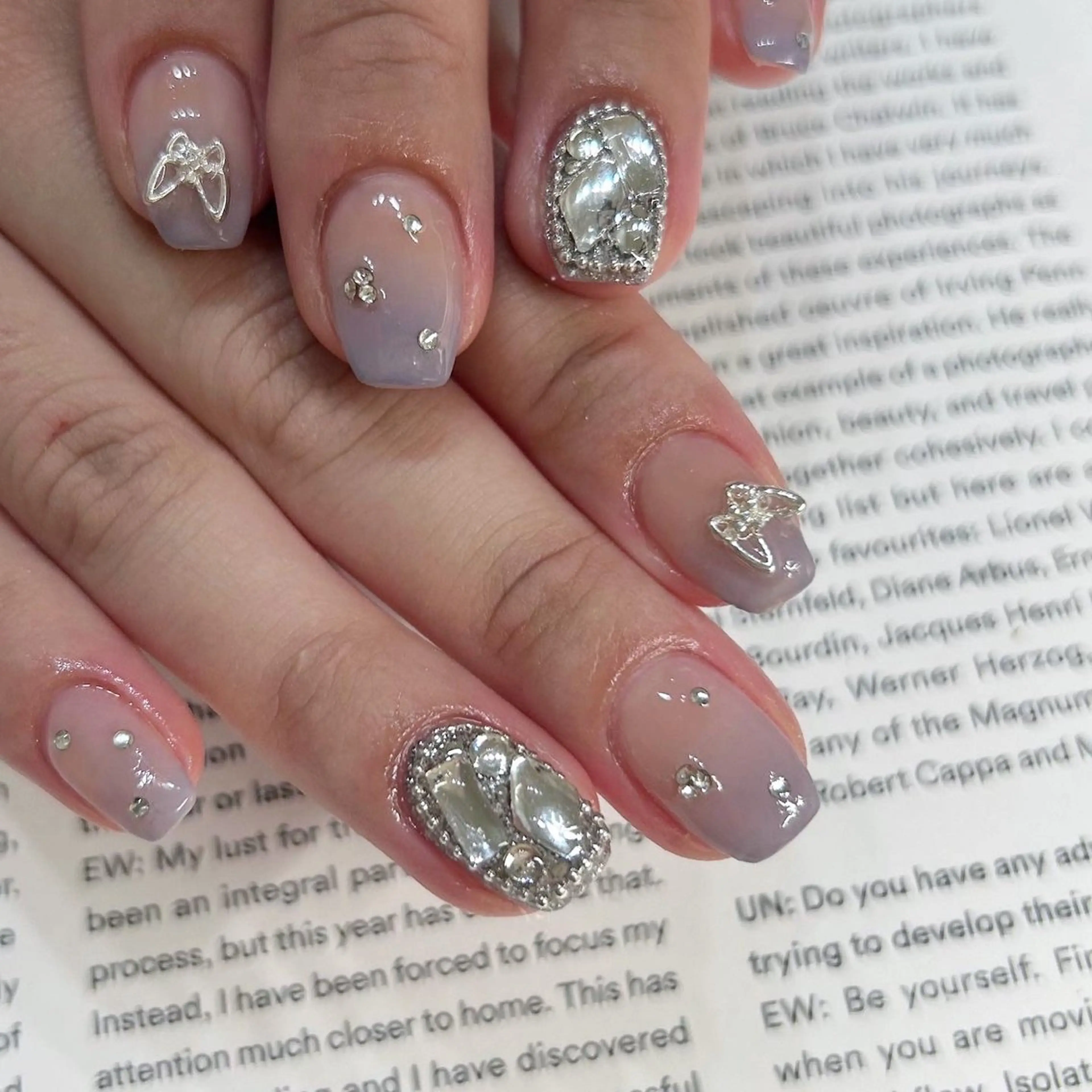 ネイル ブルー フットネイル ジェルネイル キラキラネイル 韓国ネイル RooM -produce by maynail-所属・RooM -mizuki-のネイルデザイン