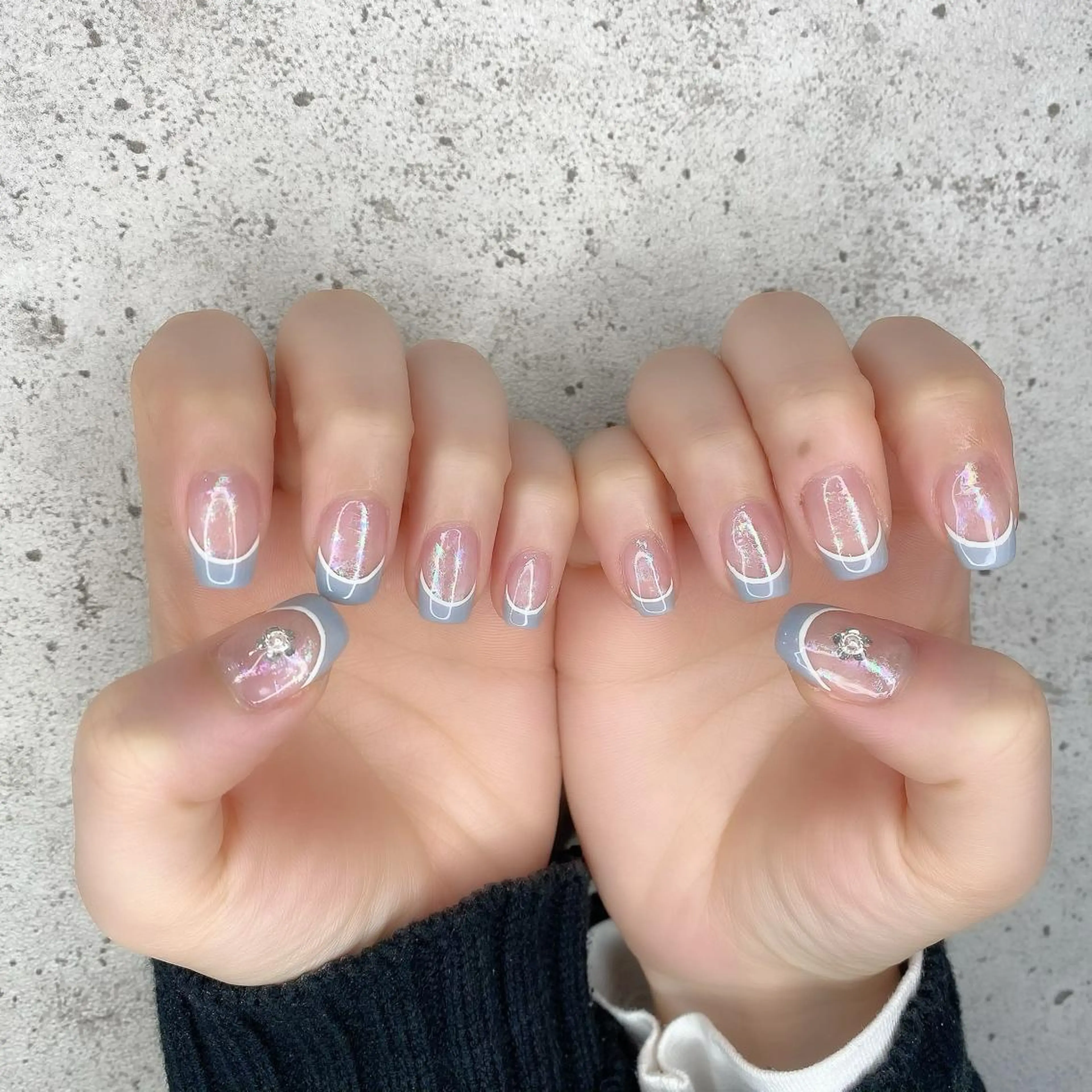 ミディアム カラー パーマ ヘアアレンジ メンズ キッズ ネイル マツエク・マツパ ハンドネイル Salon Ｋのネイルデザイン