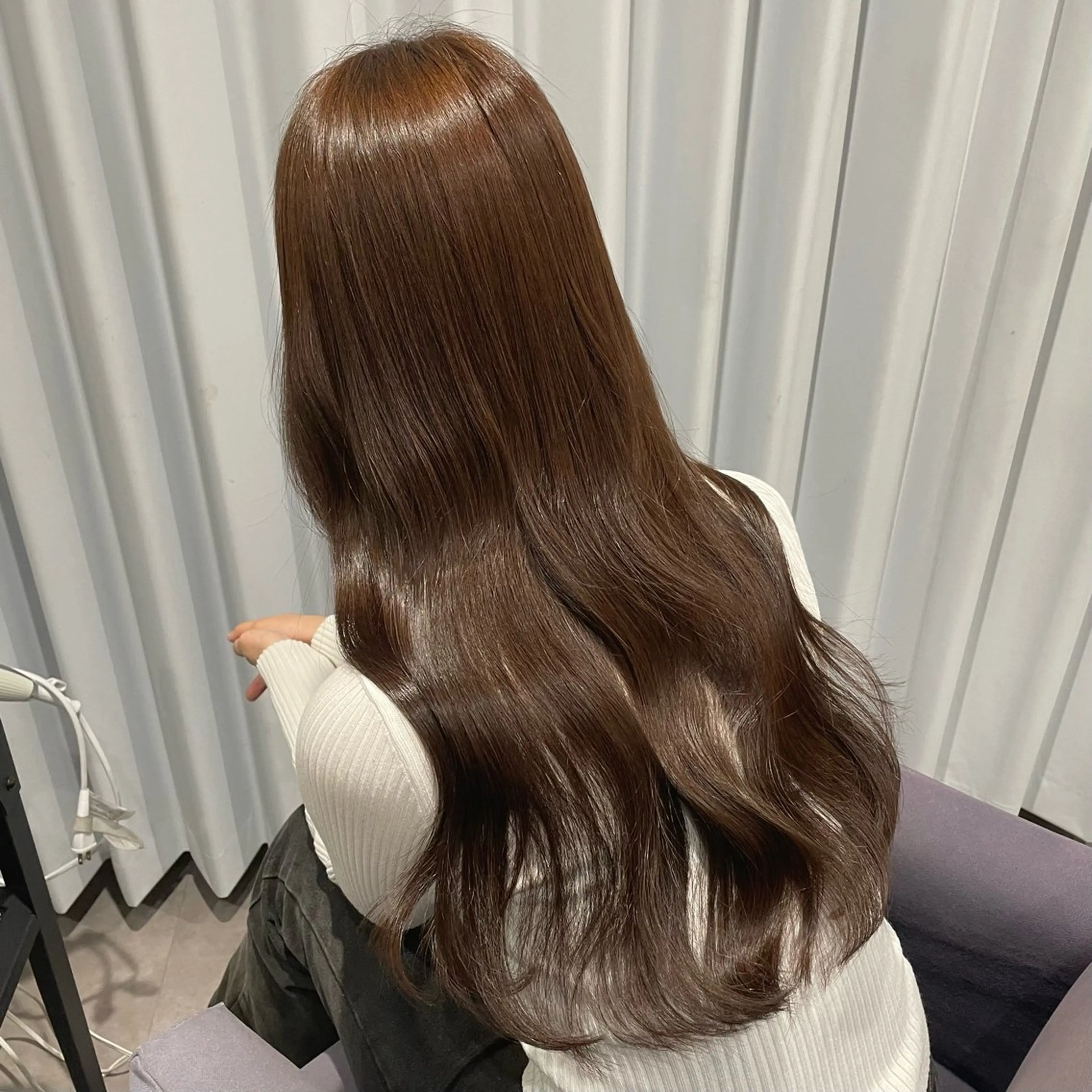 ロング カラー ブリーチ 透明感カラー ブリーチなしカラー ヘアカラー 都島美容室 rion 🌛のヘアスタイル