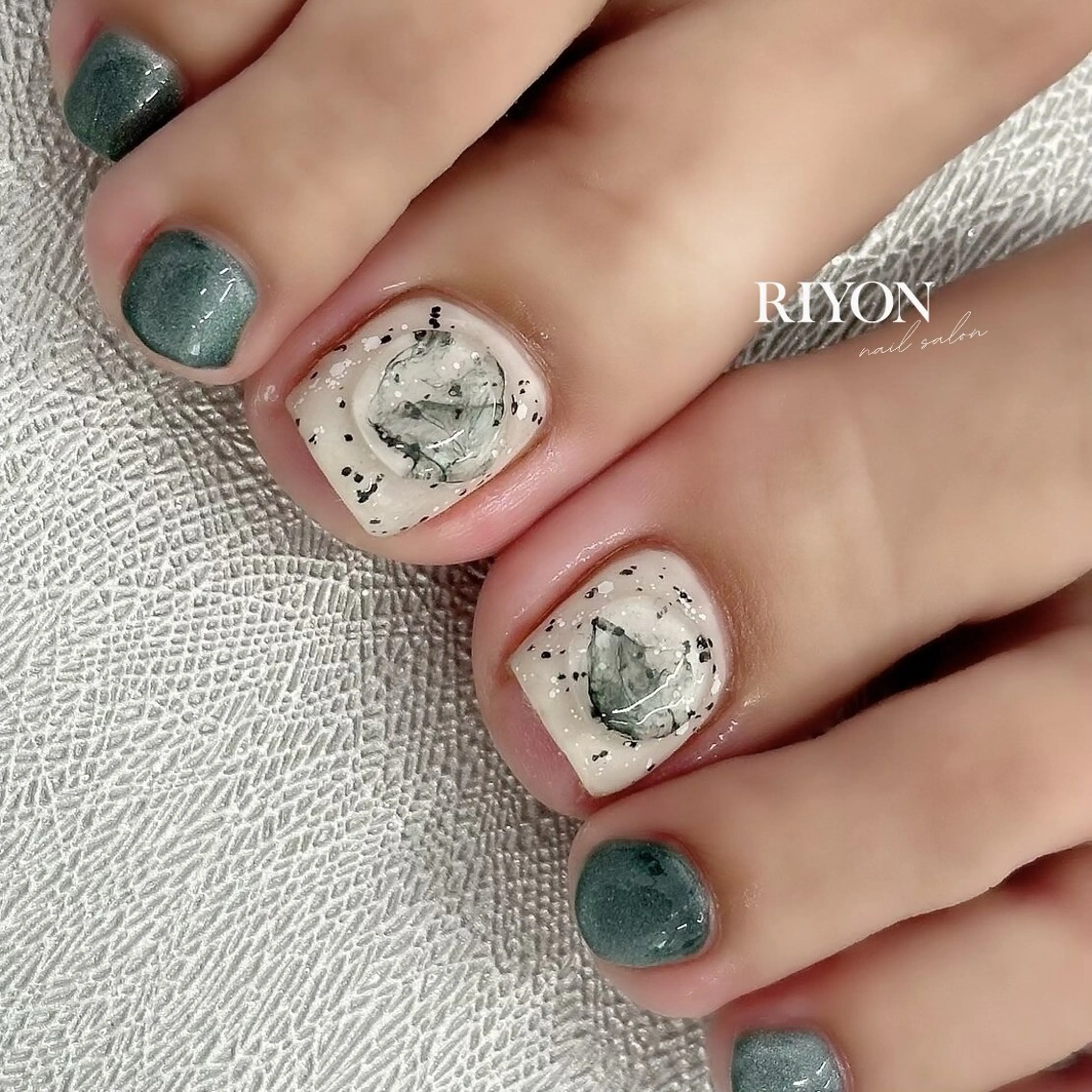 フット親指アートコースの写真