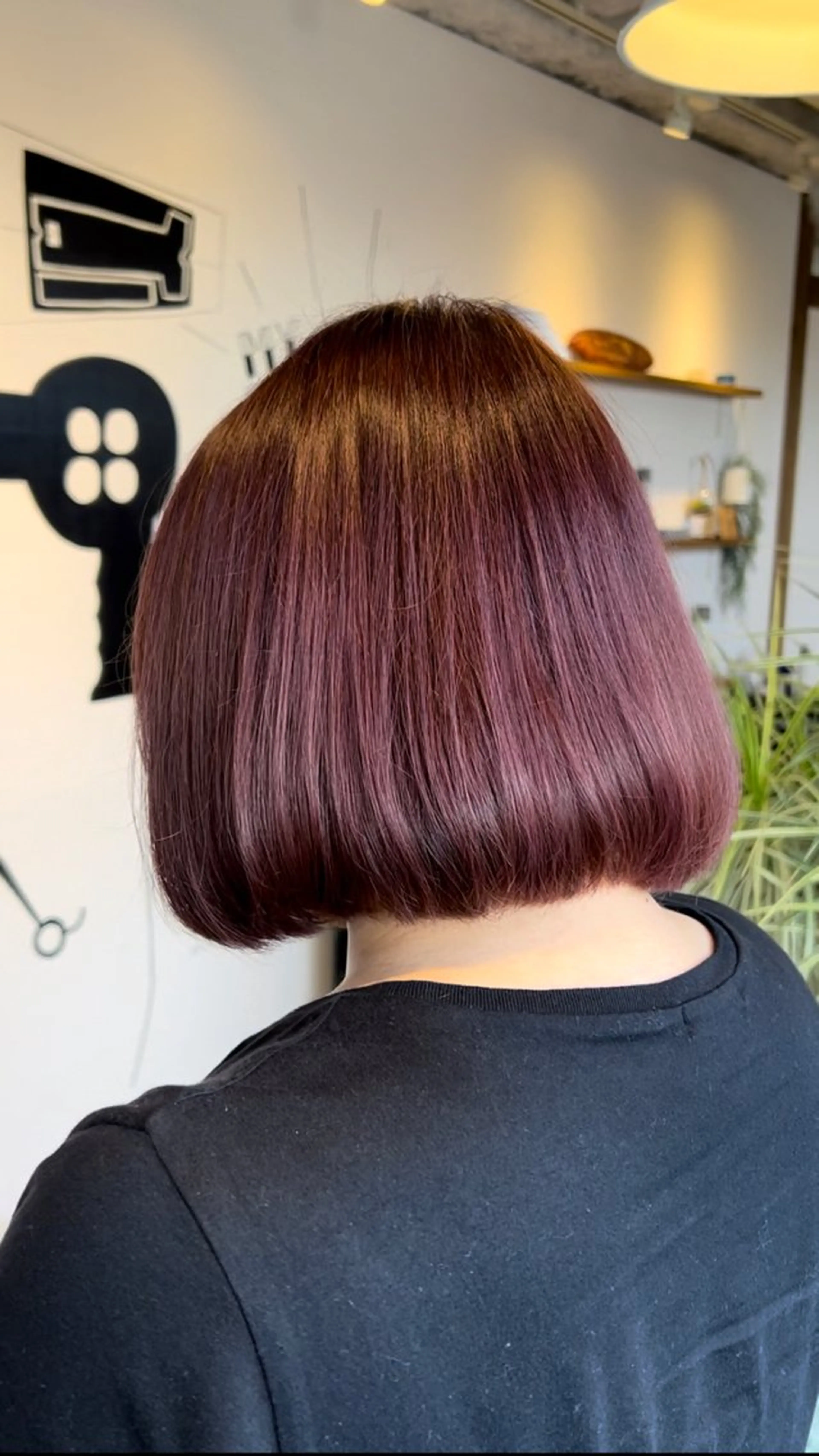 ショート カラー 透明感カラー イルミナカラー ラベンダーカラー ラベンダーピンク ピンクカラー 🍒ケアカラー🍒 AKAね🤍のヘアスタイル