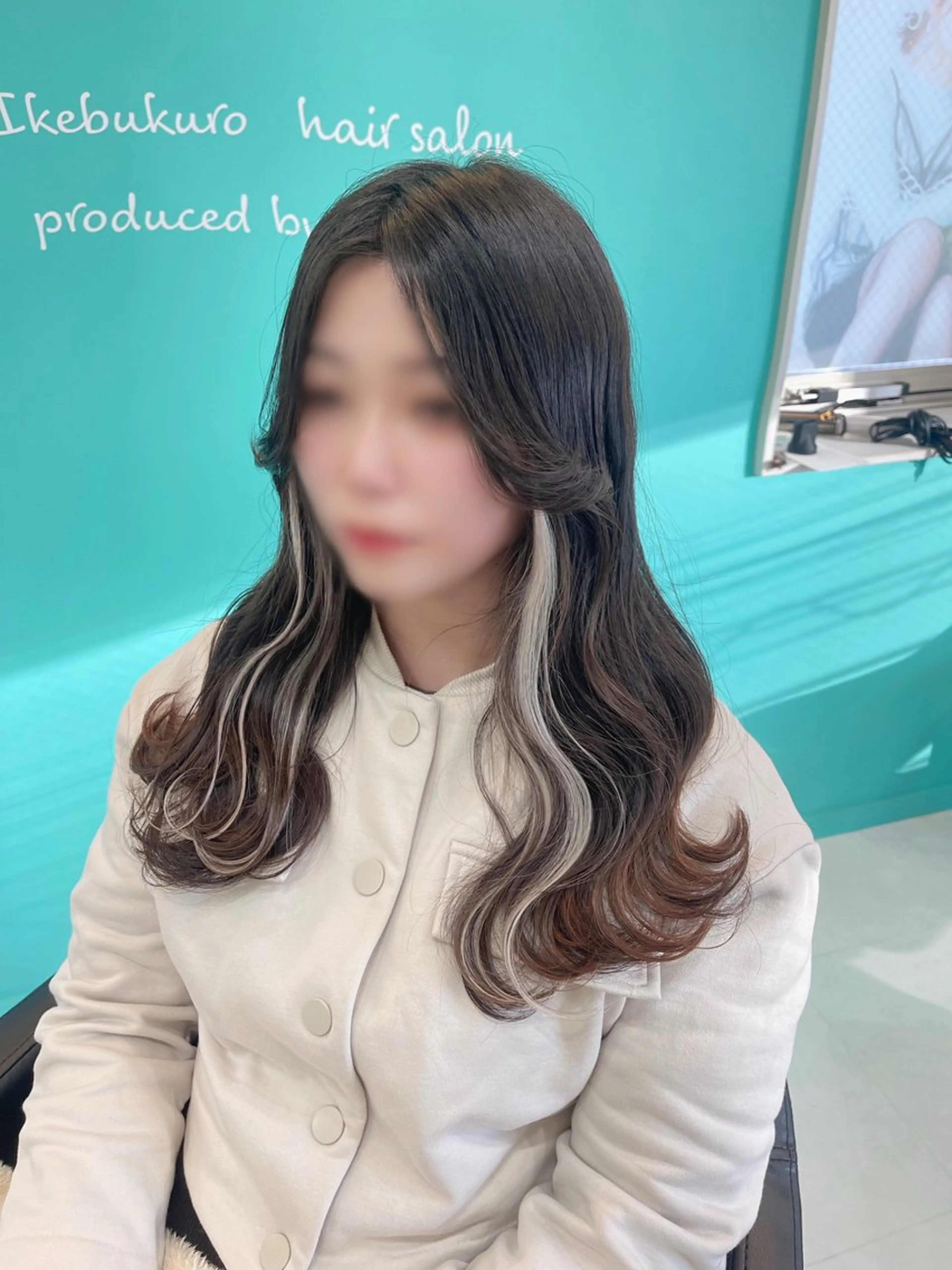 ロング カット エクステ mana/髪質改善/ ヘアセット/パーマのヘアスタイル