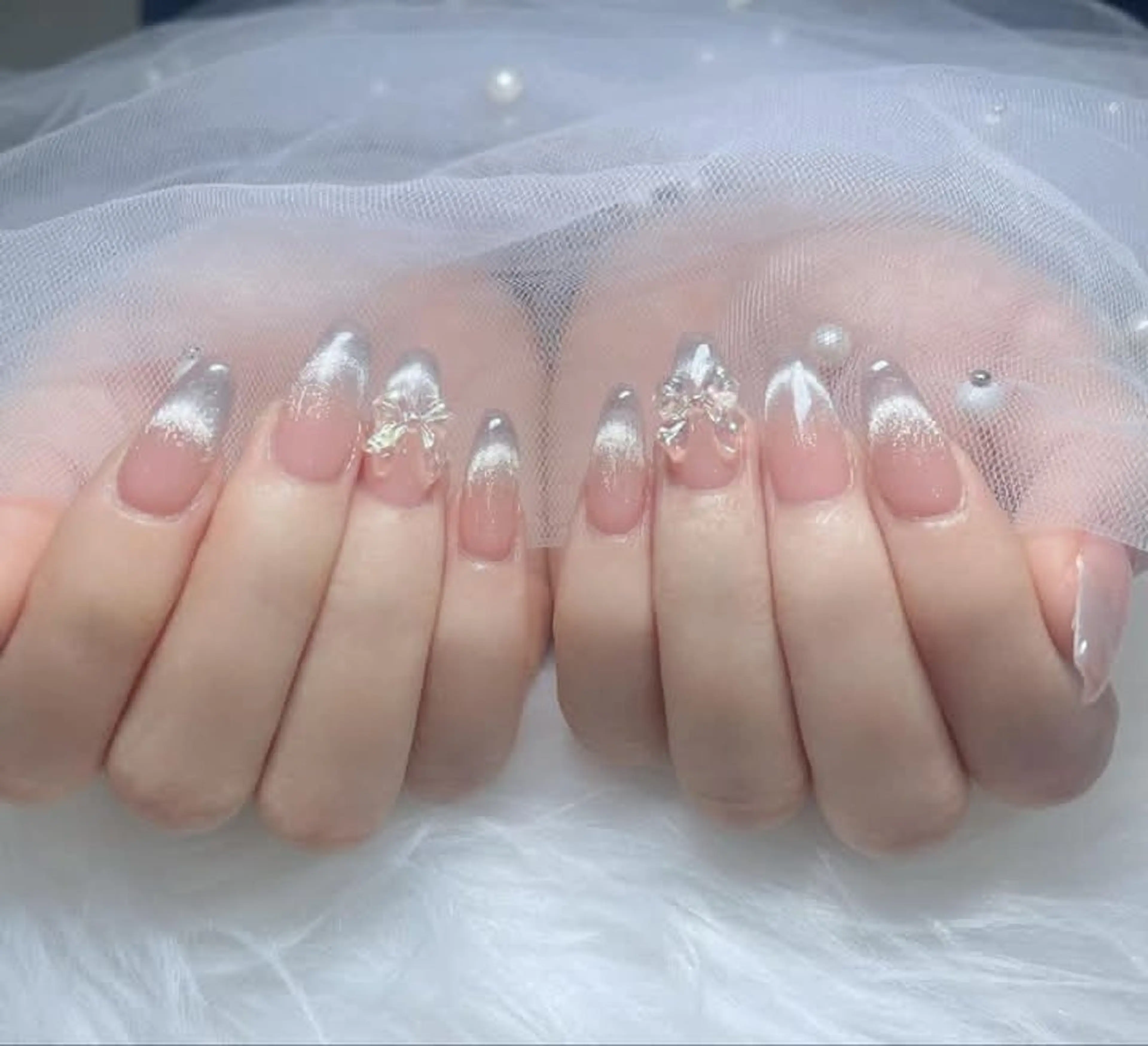 ネイル フレンチネイル グラデーション マグネットネイル ニュアンスネイル オフィスネイル MINDY ミンディのネイルデザイン