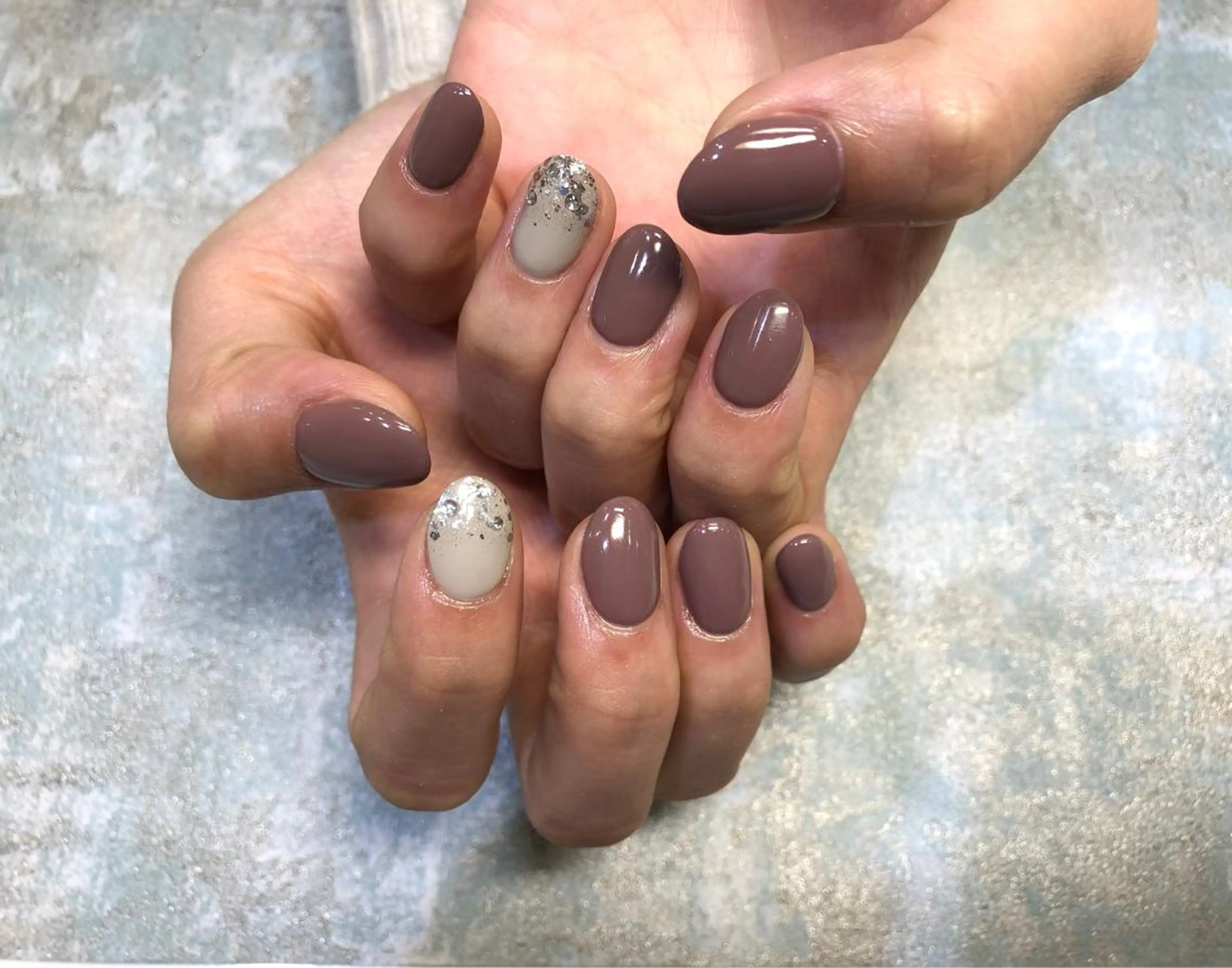 ネイル アートネイル ワンカラーネイル ハンドネイル fairy 村居 愛香のネイルデザイン