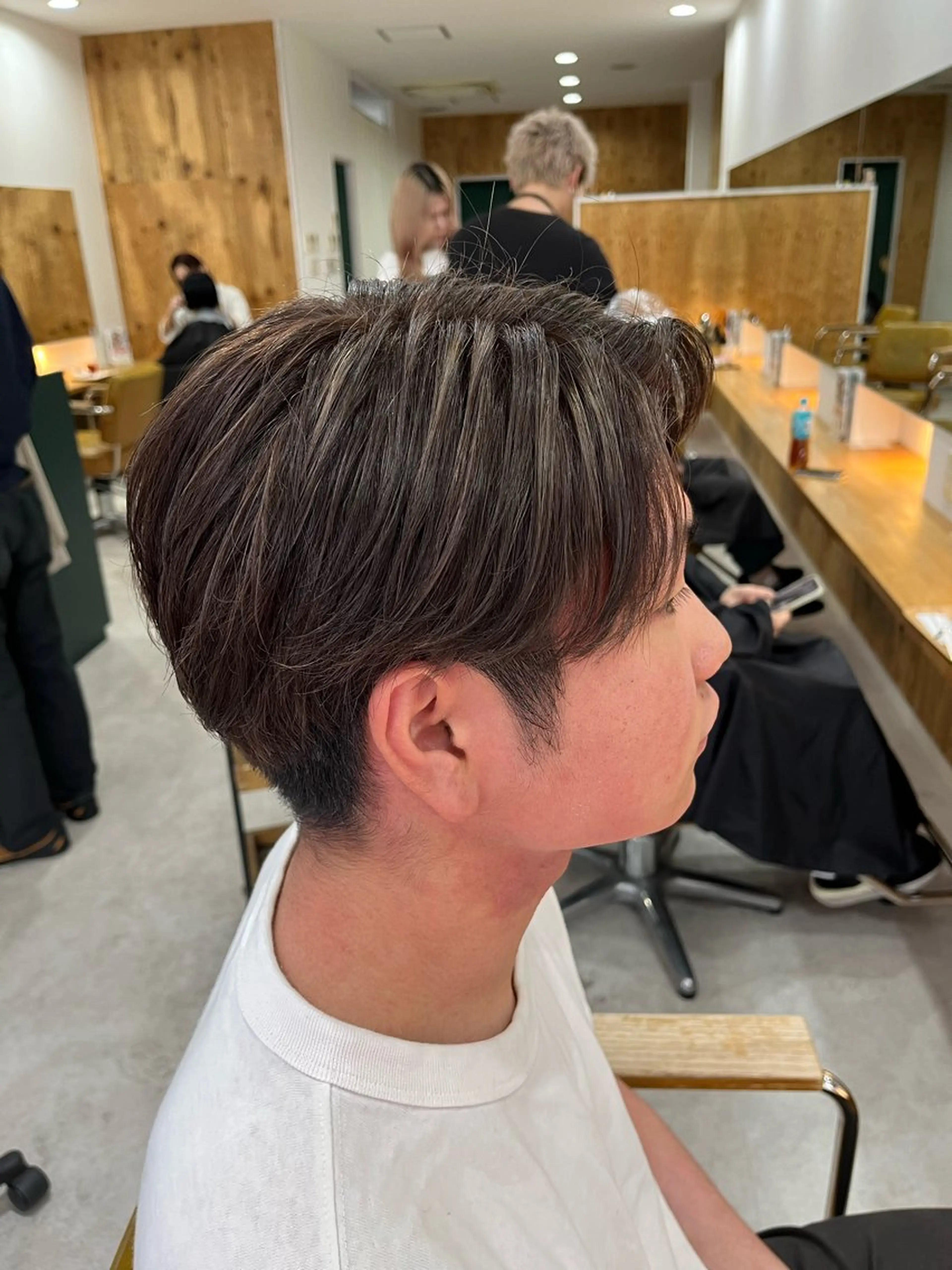 カラー メンズ メンズメッシュ メッシュ カット ヘアカラー 【メンズパーマ専門】 質感職人/牧野成瀬のヘアスタイル