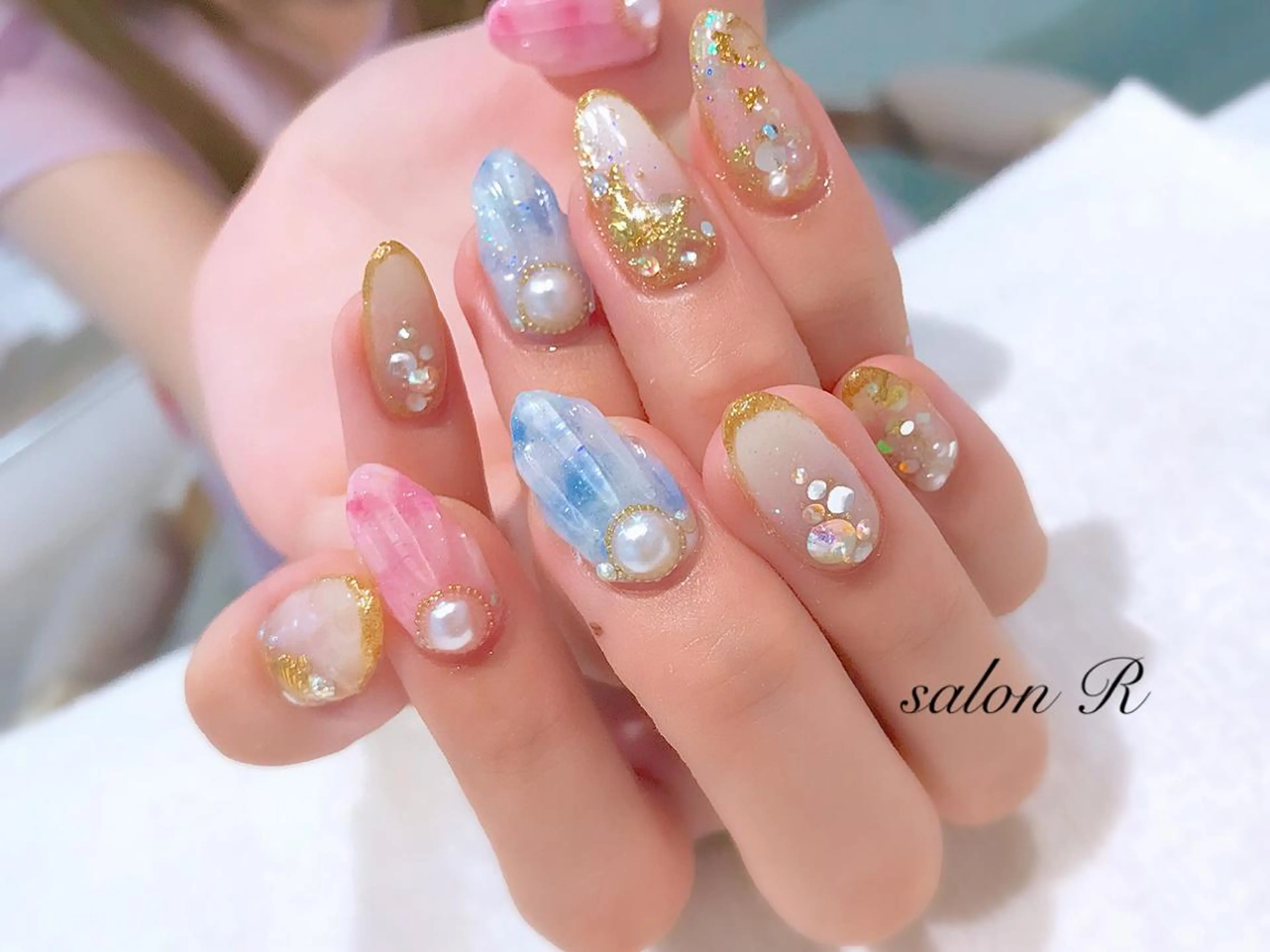 ネイル Re Pearl～コーディネートサロン～ 市駅前店所属・NARUMI HYODOのネイルデザイン