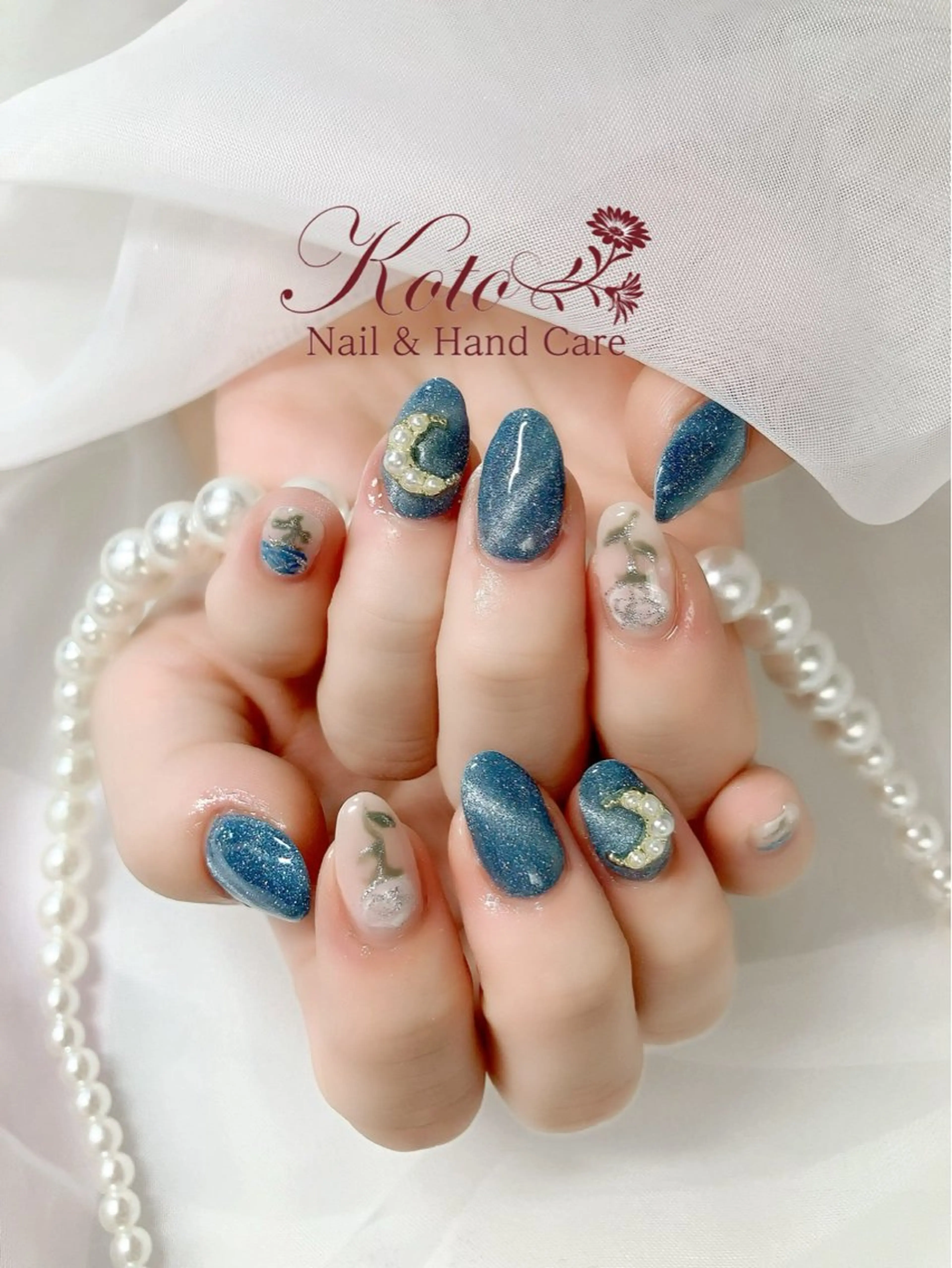 ネイル 長さ出し ジェルネイル 持ち込み ニュアンスネイル 赤色 ハンドネイル Nail Salon KOTOのネイルデザイン