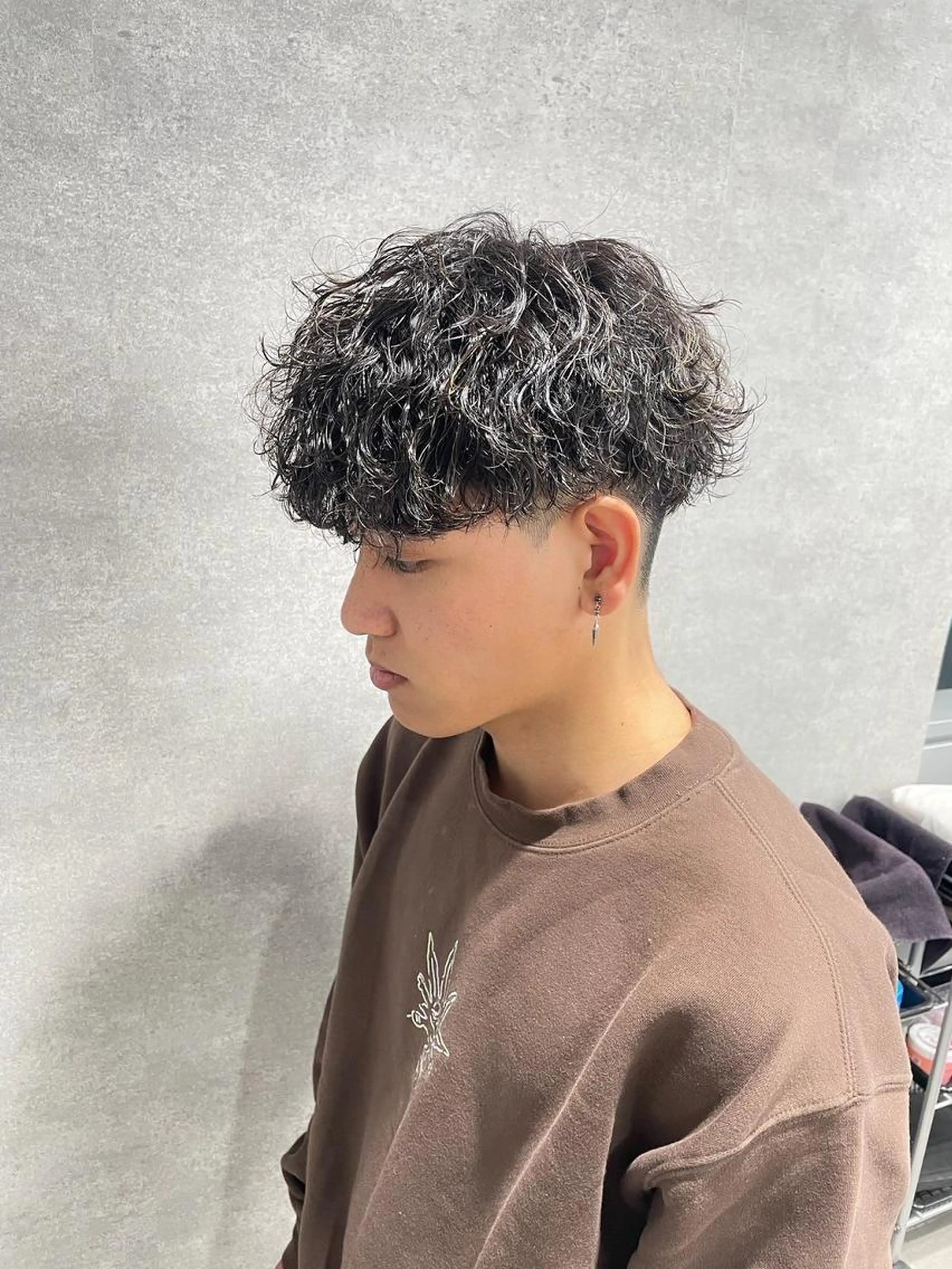 🔴【1日2名様限定】メンズカット➕波巻きスパイラルパーマの写真