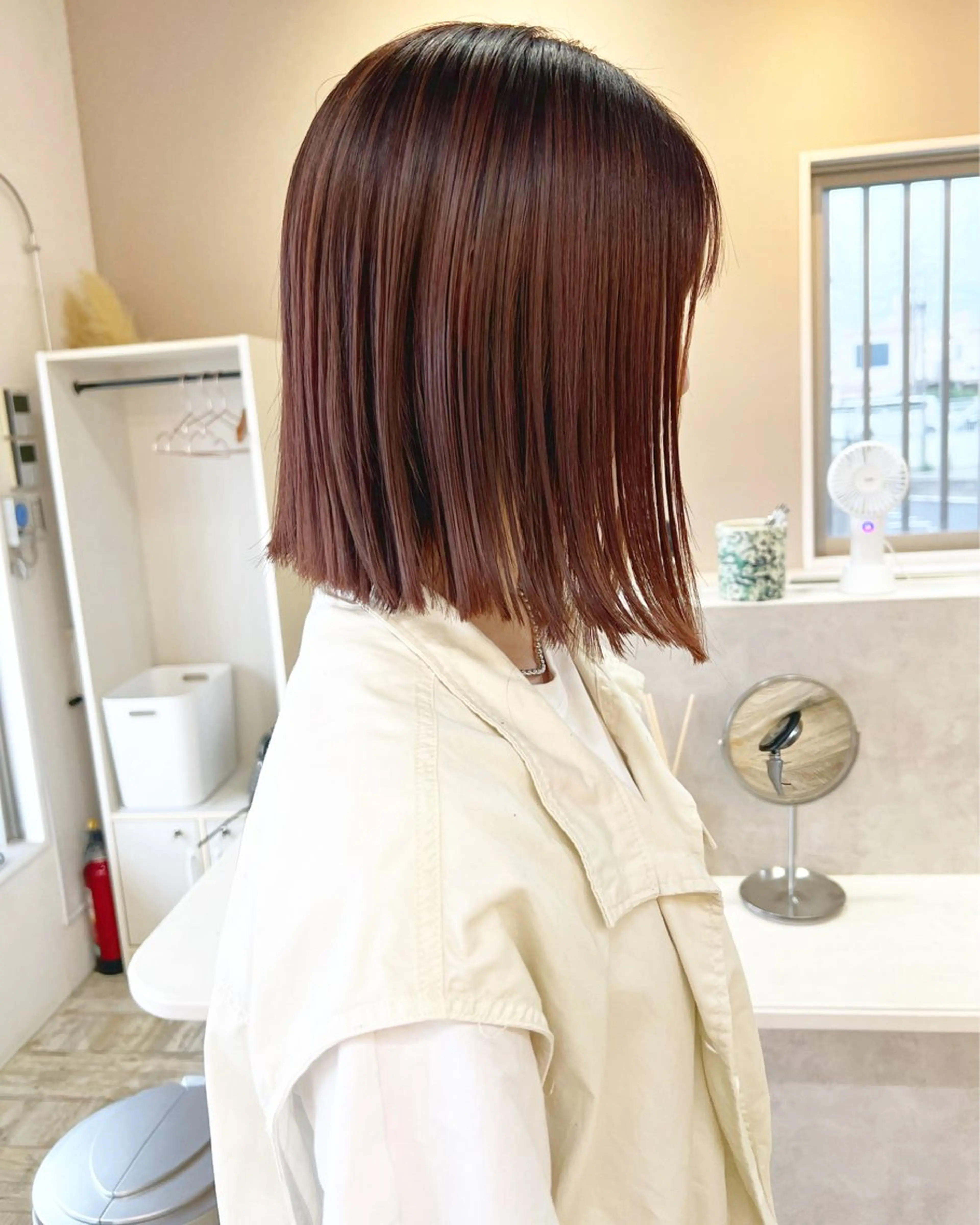 ショート カラー ボブ テトネ タカシのヘアスタイル
