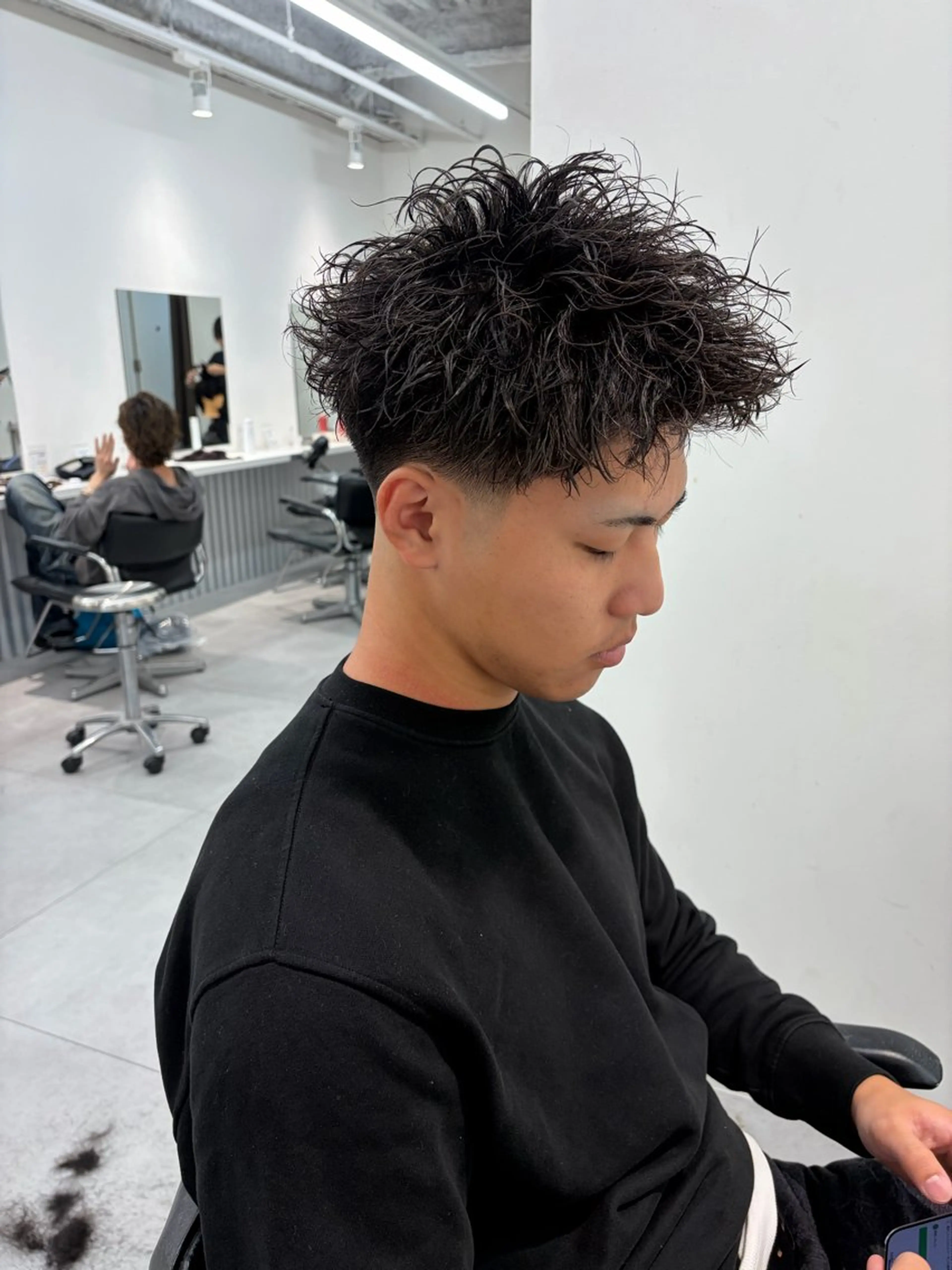 ショート メンズ カット メンズ特化/パーマ 短髪パーマ/来星のヘアスタイル