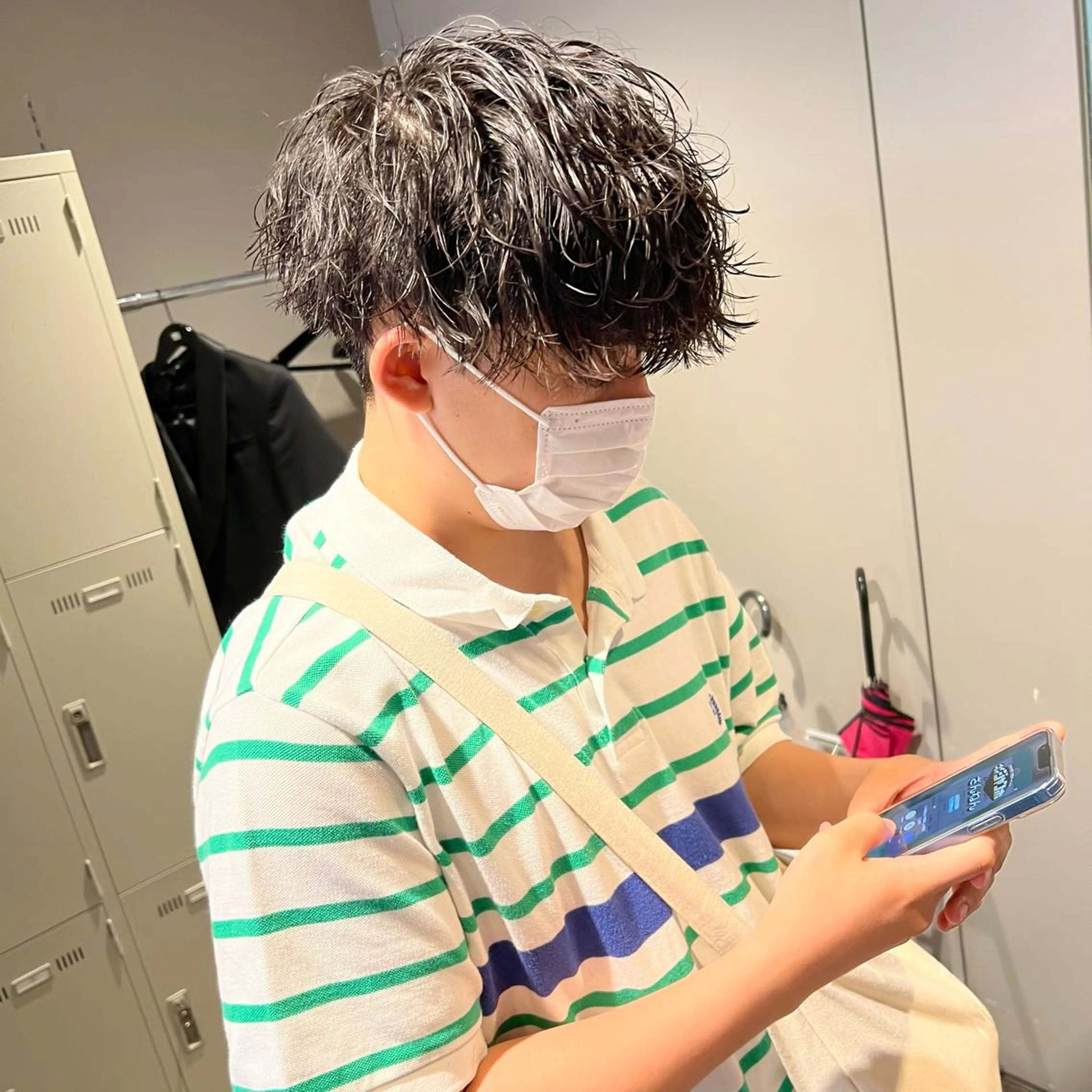 ショート パーマ メンズ カット 縮毛矯正 トリートメント ヘッドスパ ヘアセット トレンド/レイヤー うる艶🪞CANDYのヘアスタイル