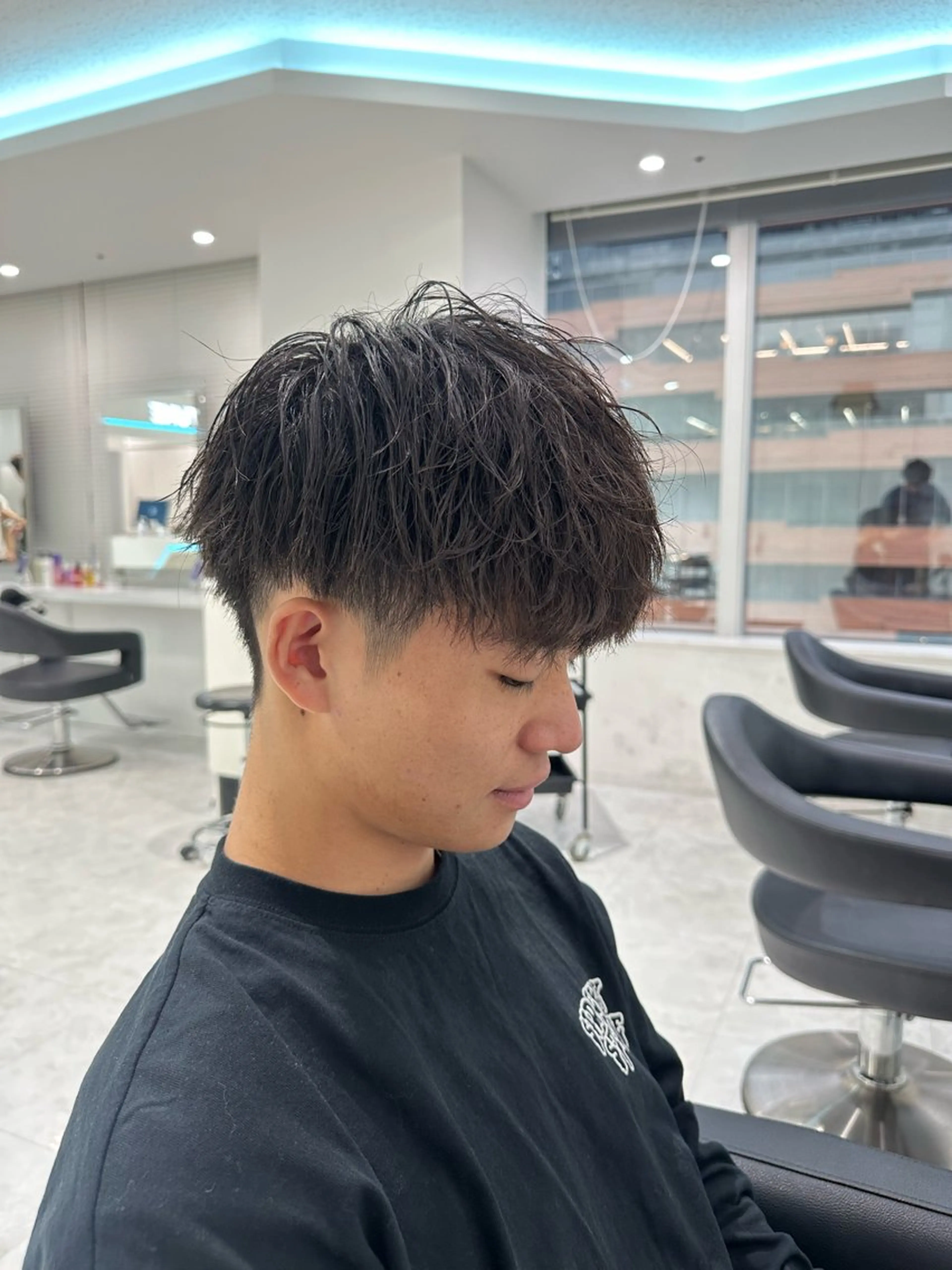 メンズ カット 🐺メンズパーマ マッシュ　あさひ🐺のヘアスタイル