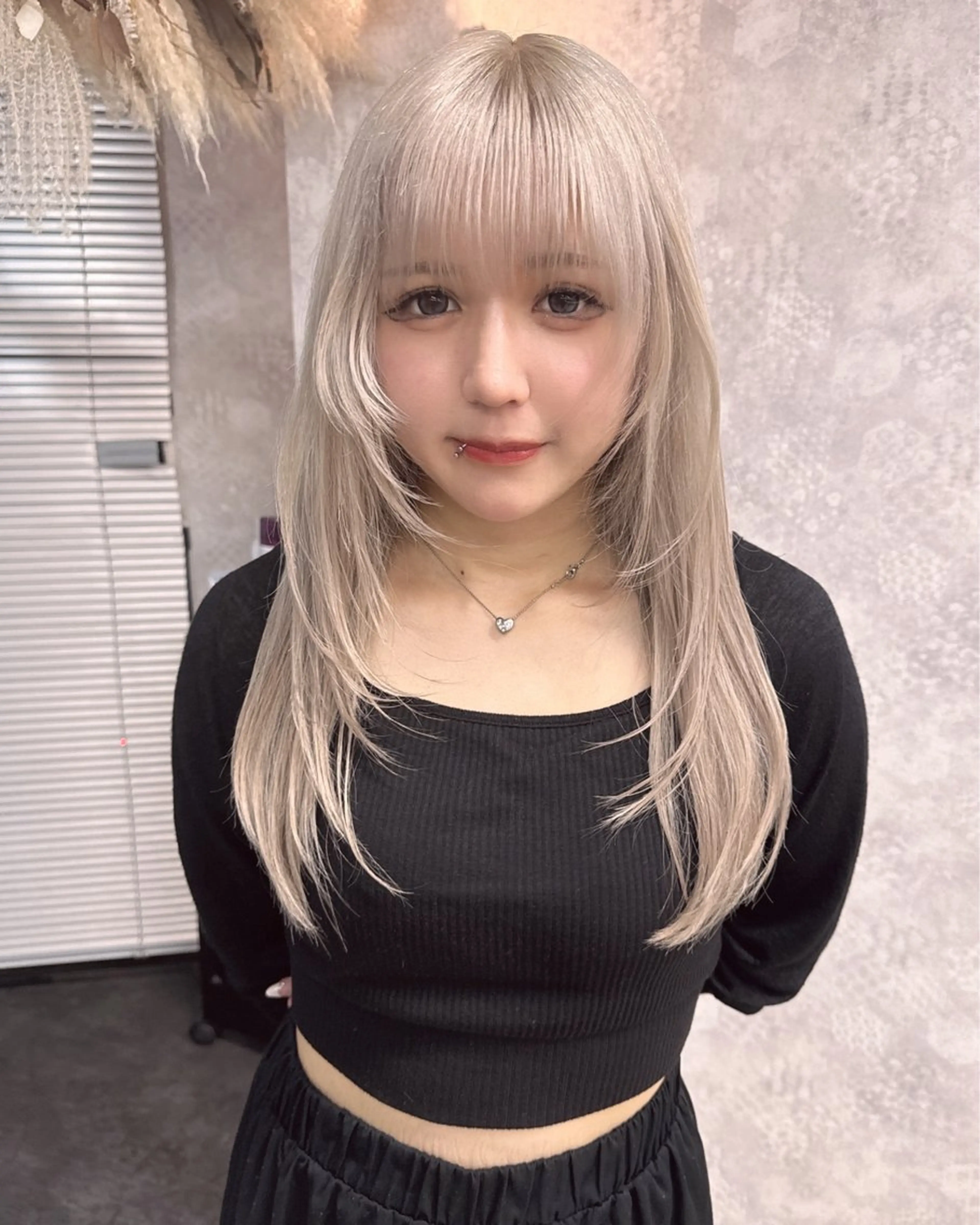 セミロング カラー ヘアアレンジ 💍絶対に可愛く💍 履歴修正SAKI🐰のヘアスタイル