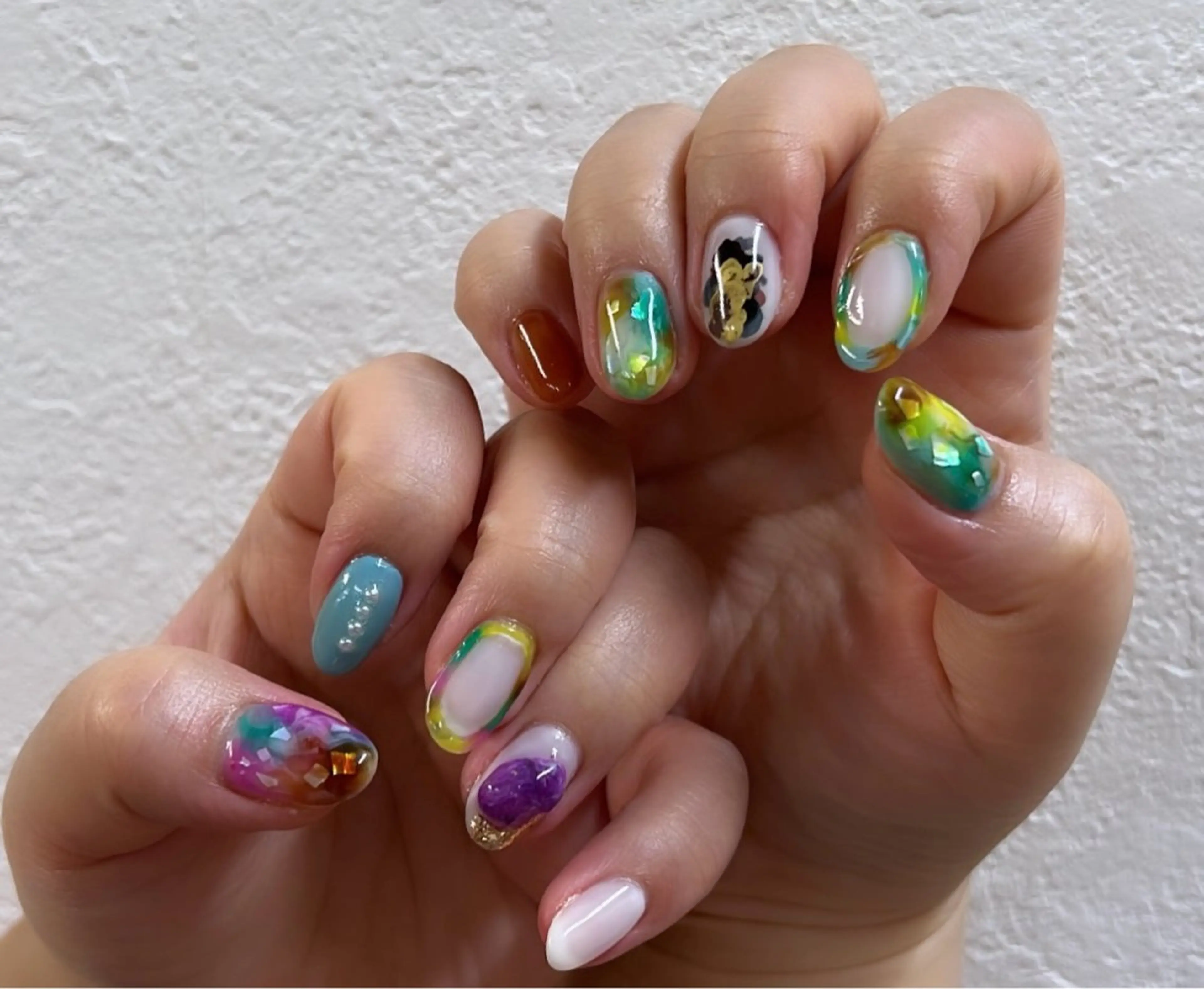 ネイル 🫧yua 🌸🫧のネイルデザイン