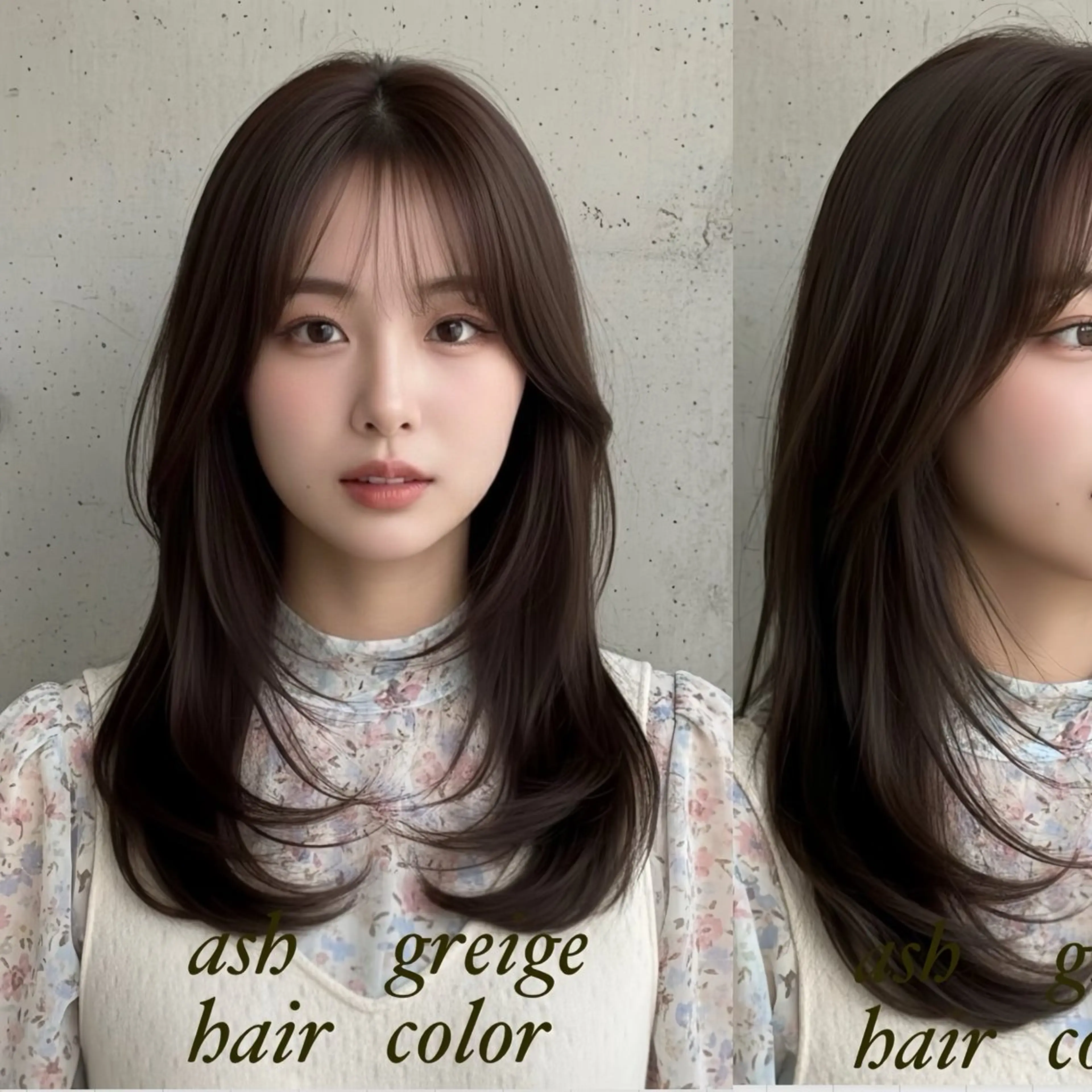 セミロング カラー カット ヘアカラー トリートメント M.SLASH 辻 孝志のヘアスタイル