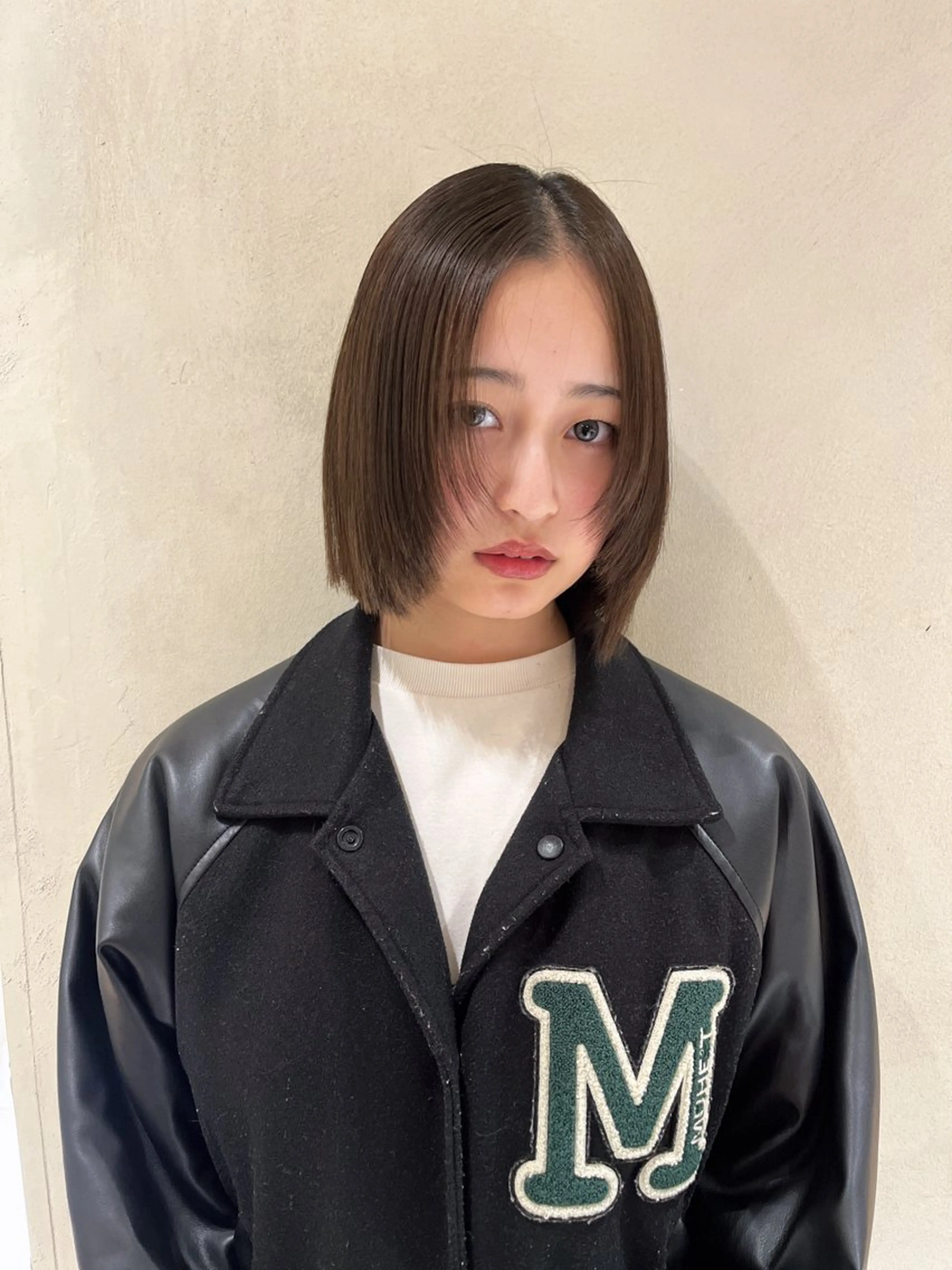 ミディアム パーマ カット 縮毛矯正 TaNa. EMINA✩⋆*のヘアスタイル