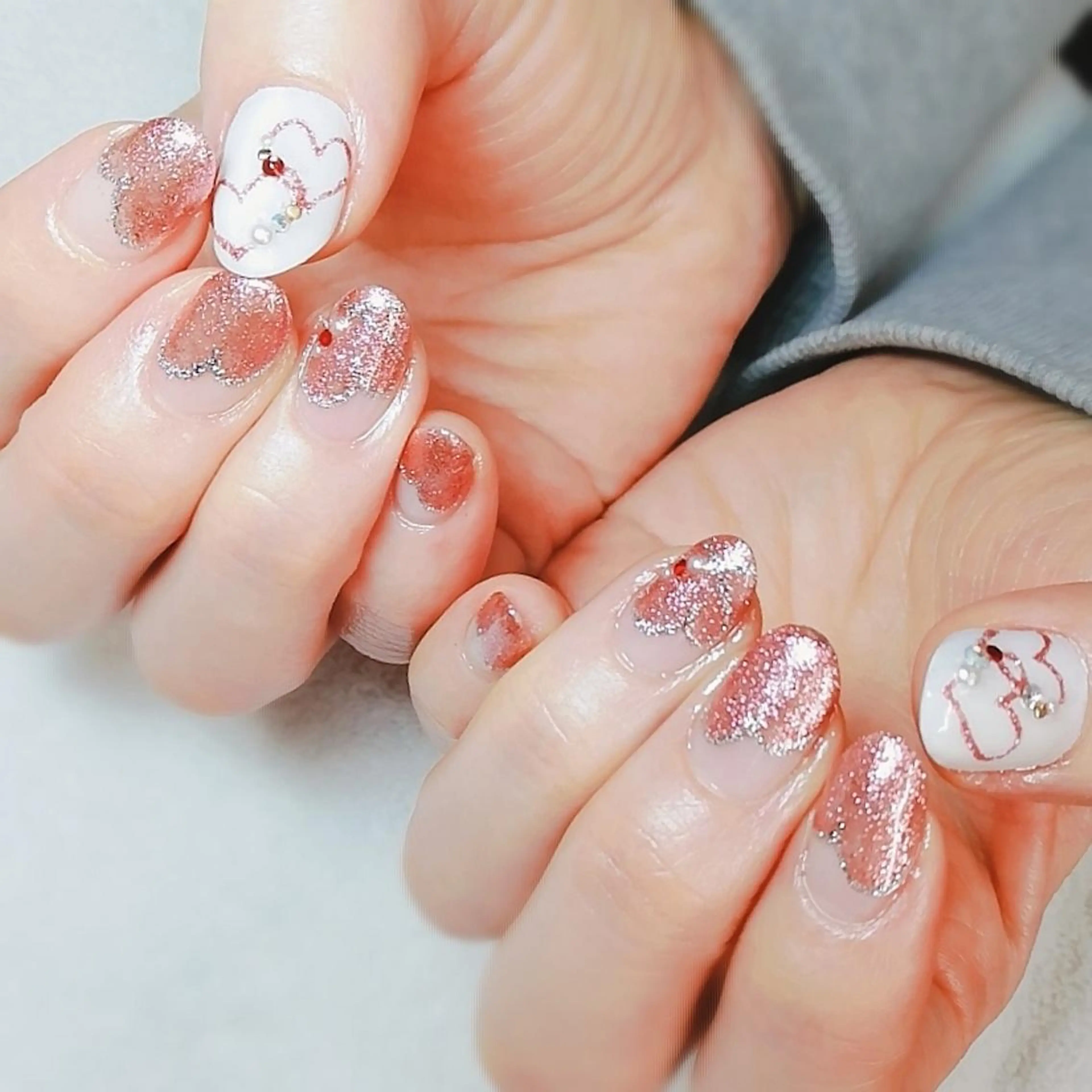 ネイル アートネイル フレンチネイル ハンドネイル 柴崎 美幸のネイルデザイン