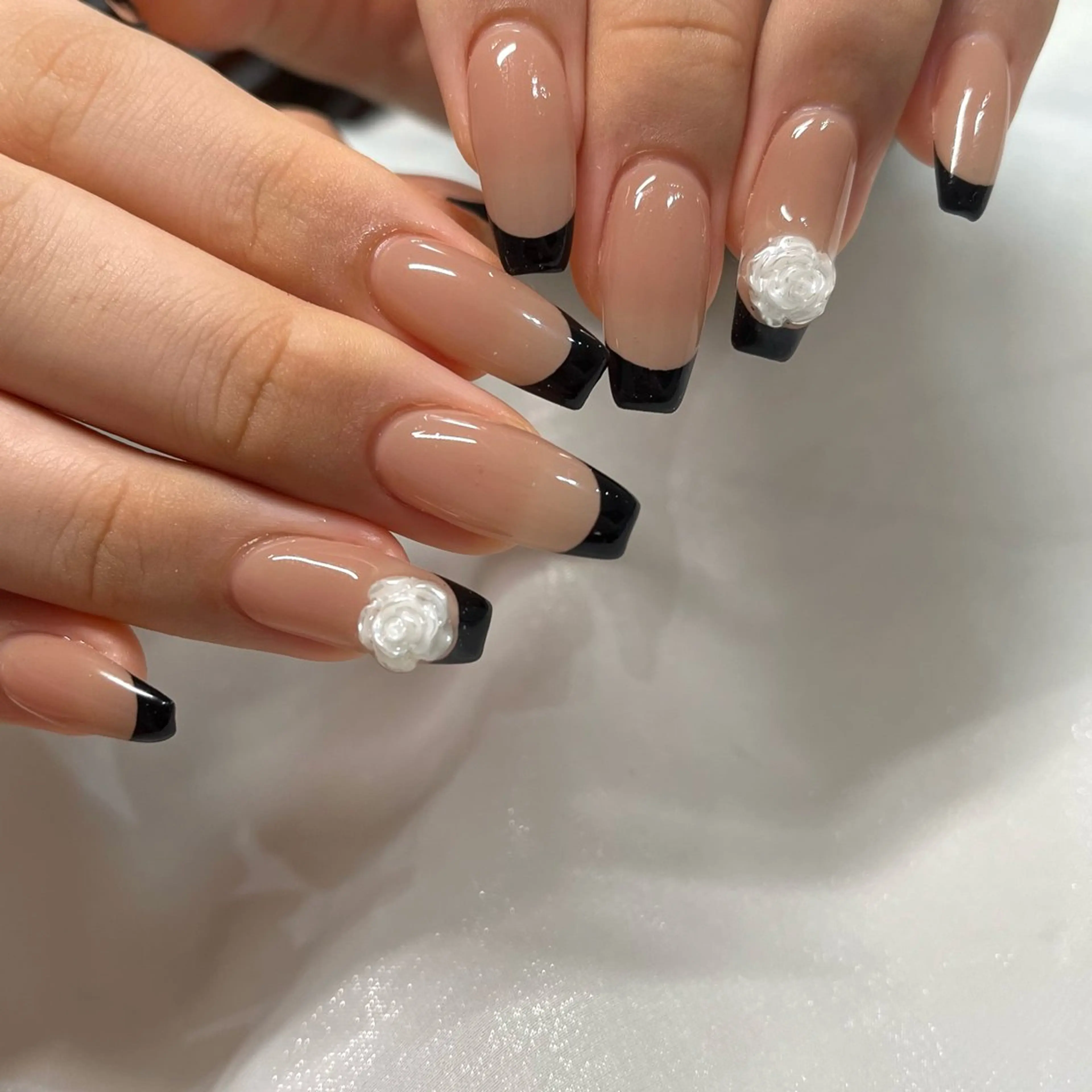 ネイル ハンドネイル joie ange rinna上本町のネイルデザイン