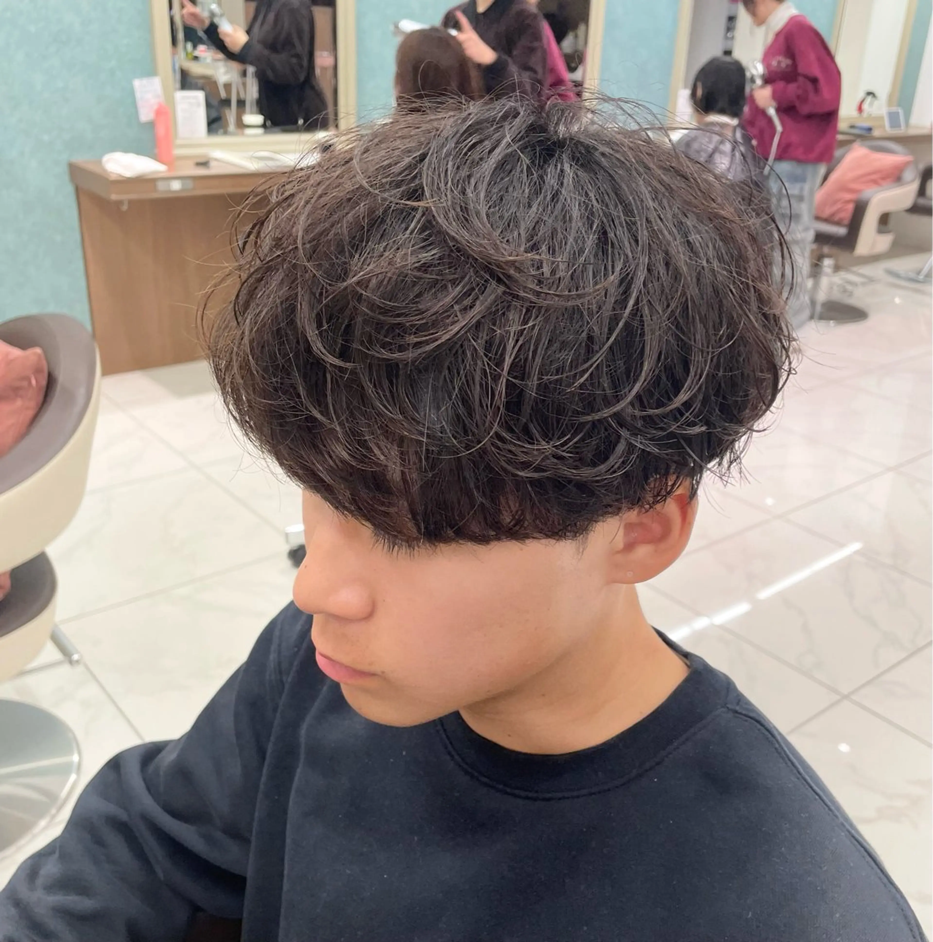 ショート パーマ メンズ カット パーマ 【メンズ特化】 池田大成✂︎のヘアスタイル