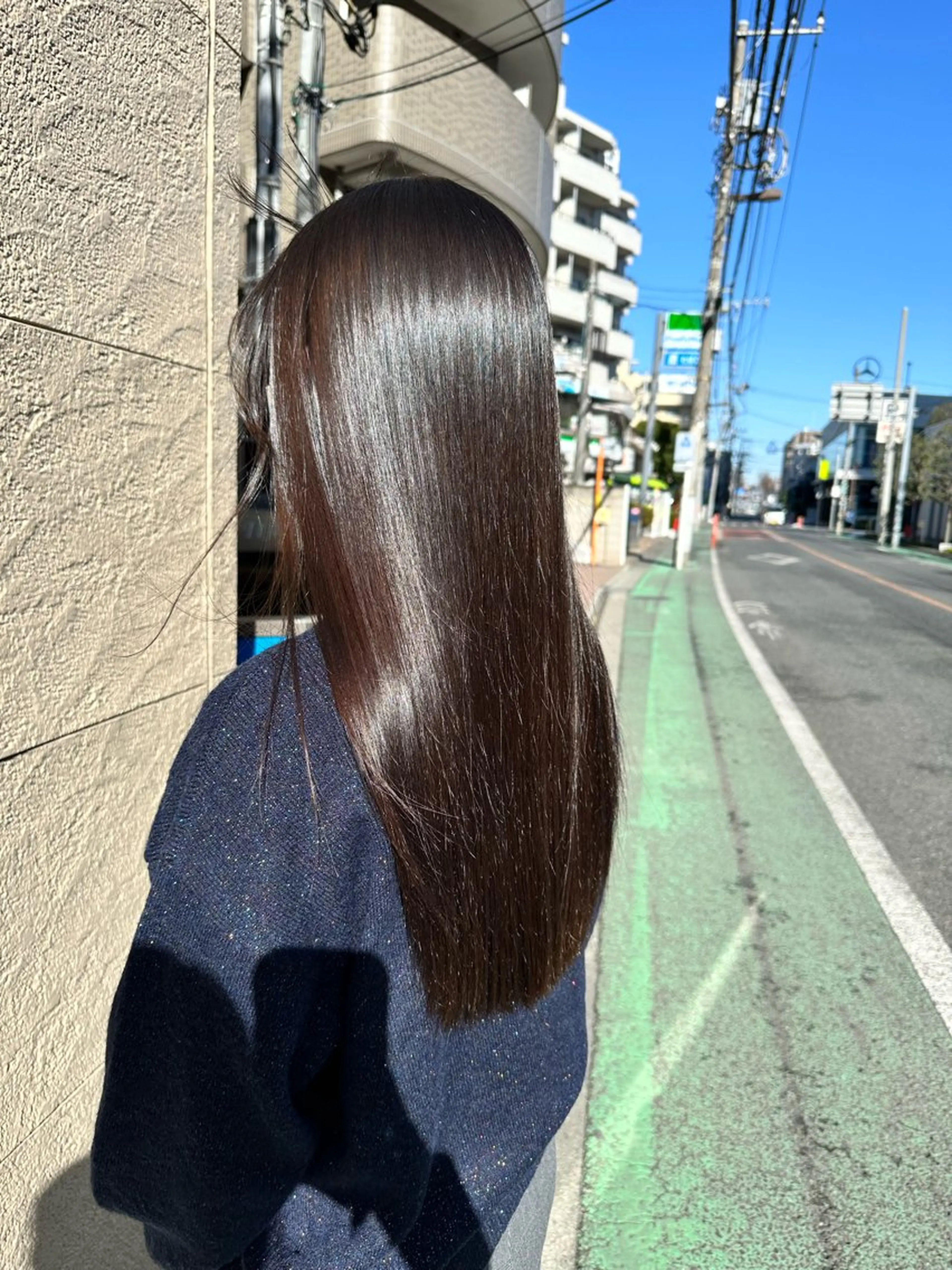 ロング カラー ボブ/インナーカラー ショート/佐野祥子のヘアスタイル