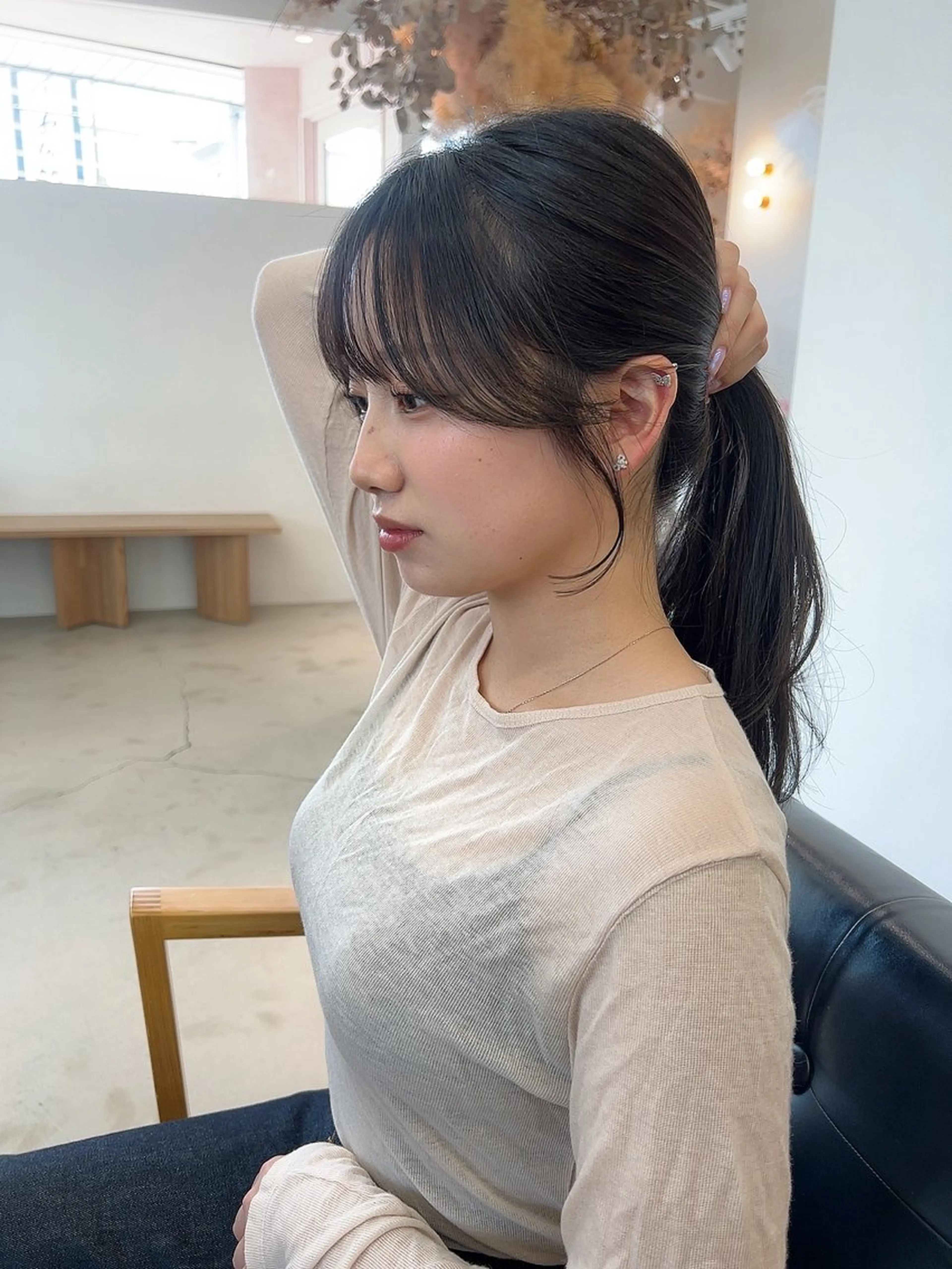 ロング カット ヘアカラー vince. moekoのヘアスタイル