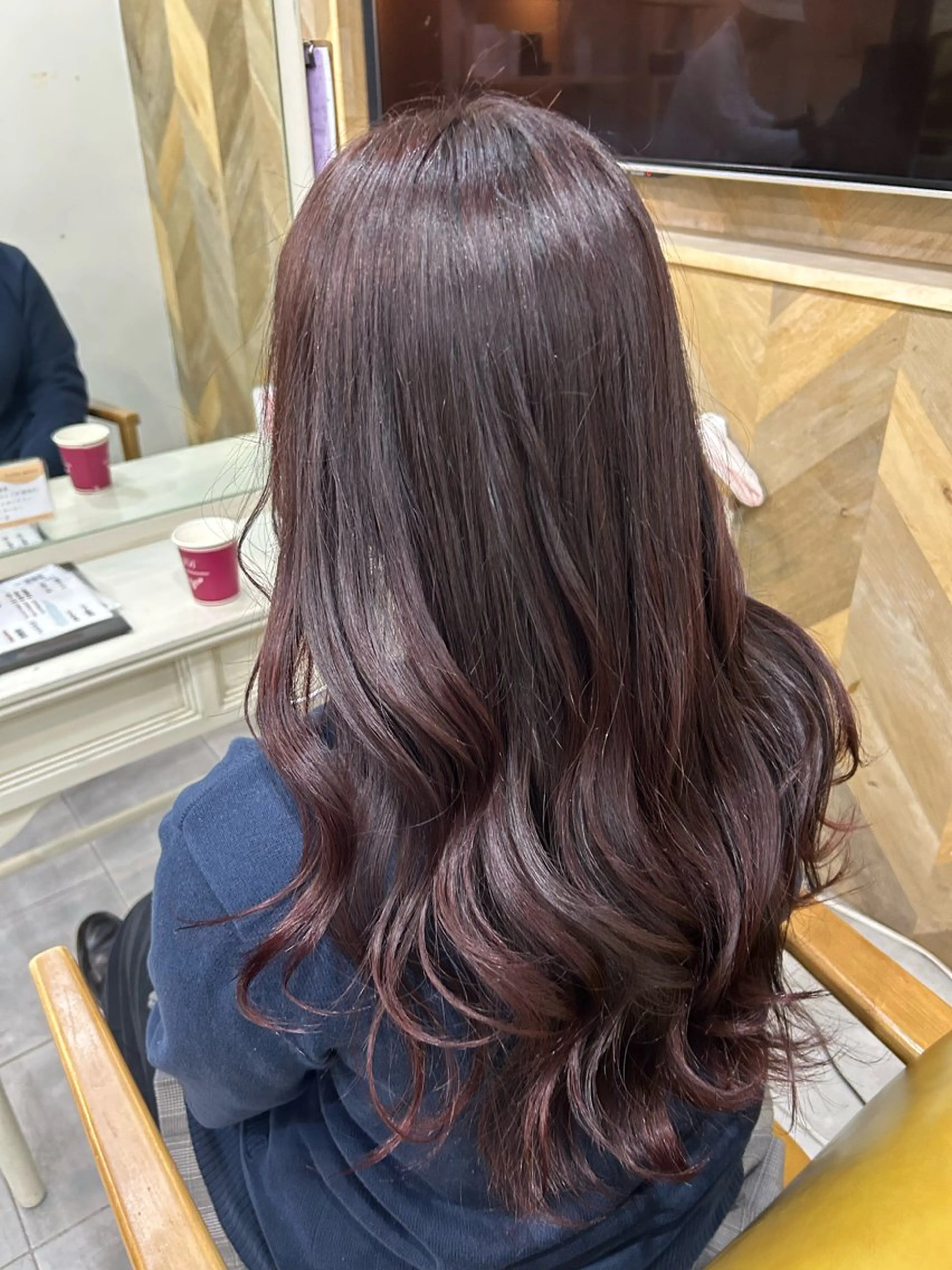 ロング カラー カット ヘアカラー トリートメント 🍟月舘りほ カラー/髪質改善🍟のヘアスタイル