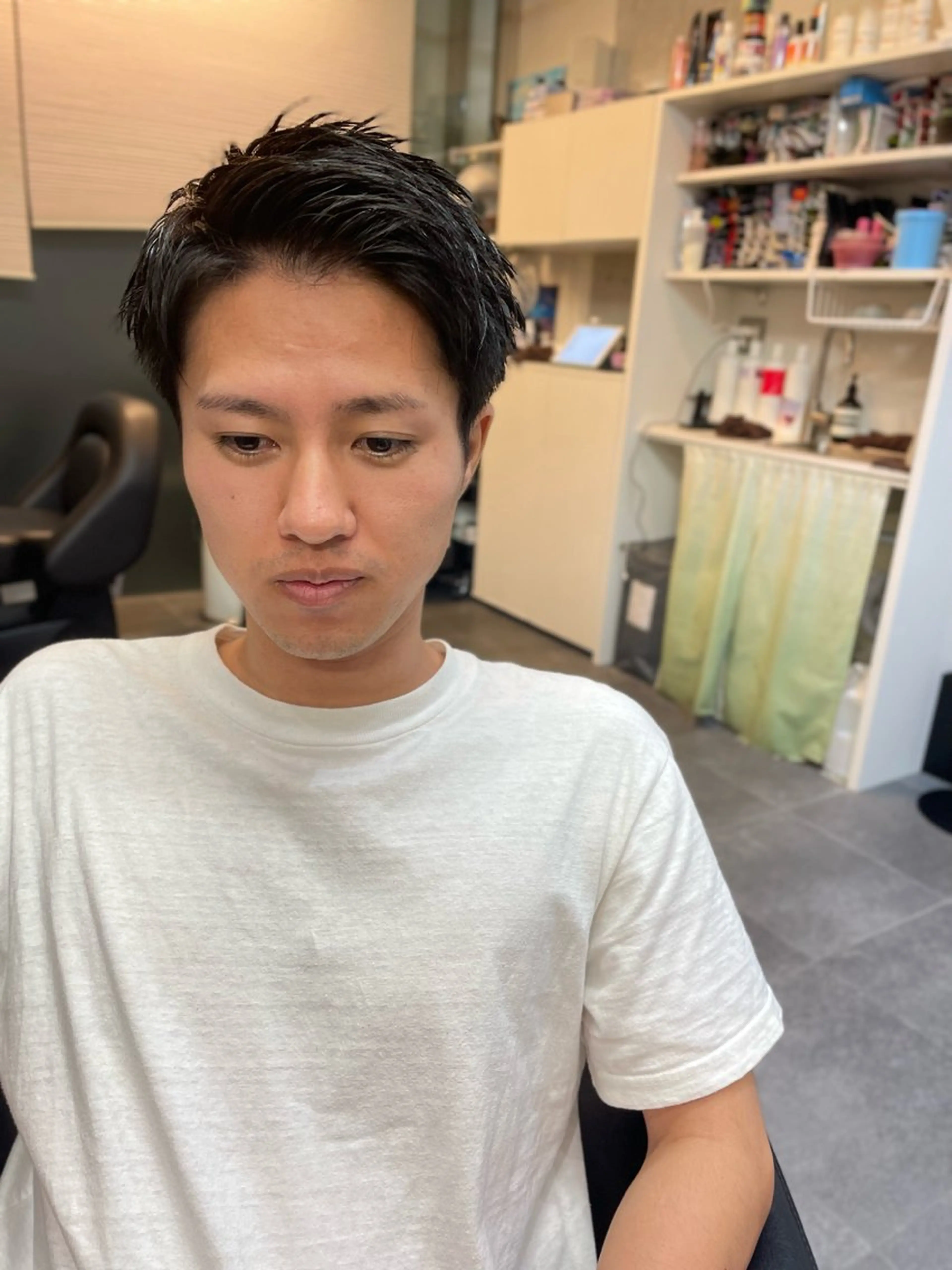 メンズ YinYang所属・川﨑 章弘のヘアスタイル