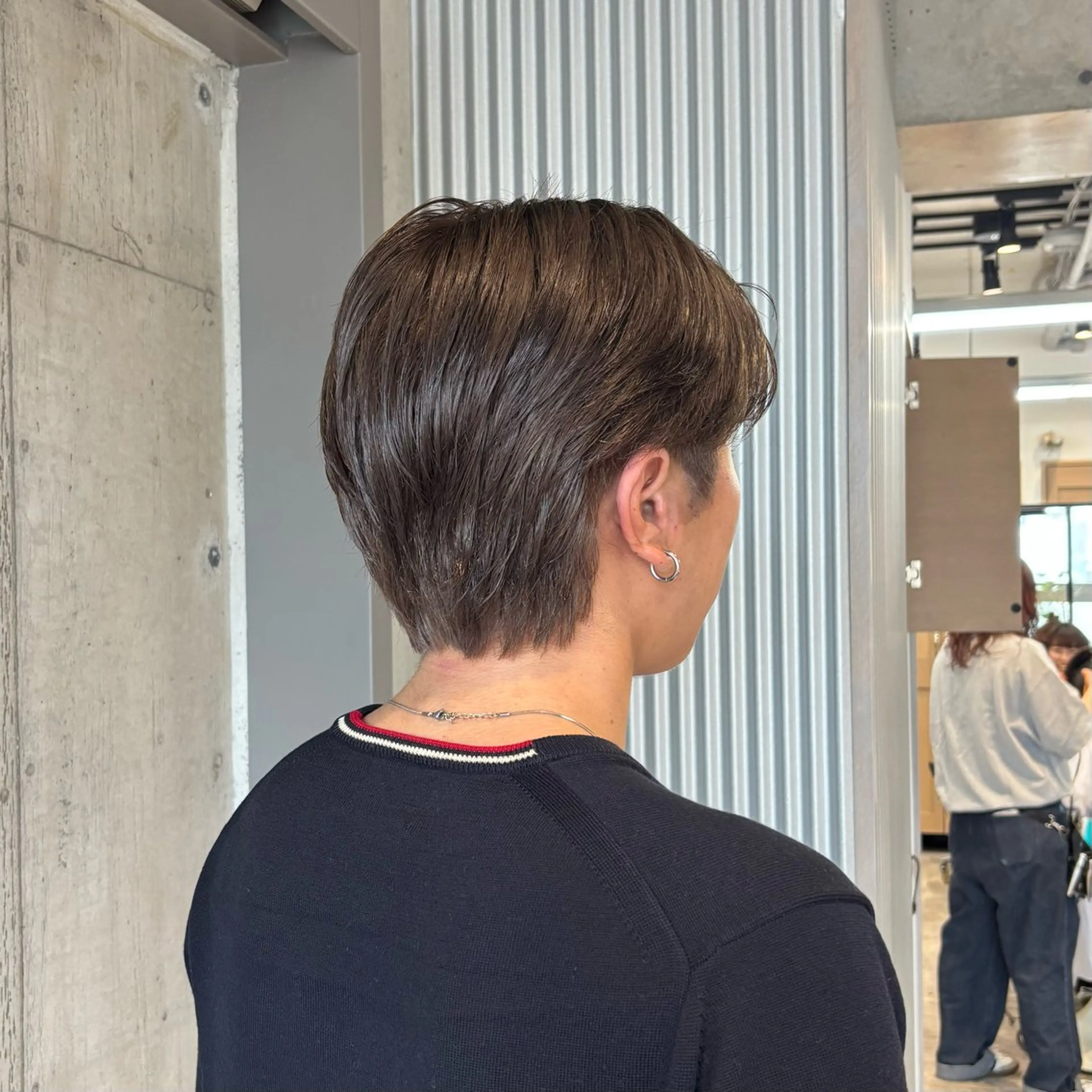 ショート カラー メンズ ヘアカラー トリートメント ヘッドスパ ヘアセット 🍎ハイトーン/ 透明感カラー🍎リオのヘアスタイル