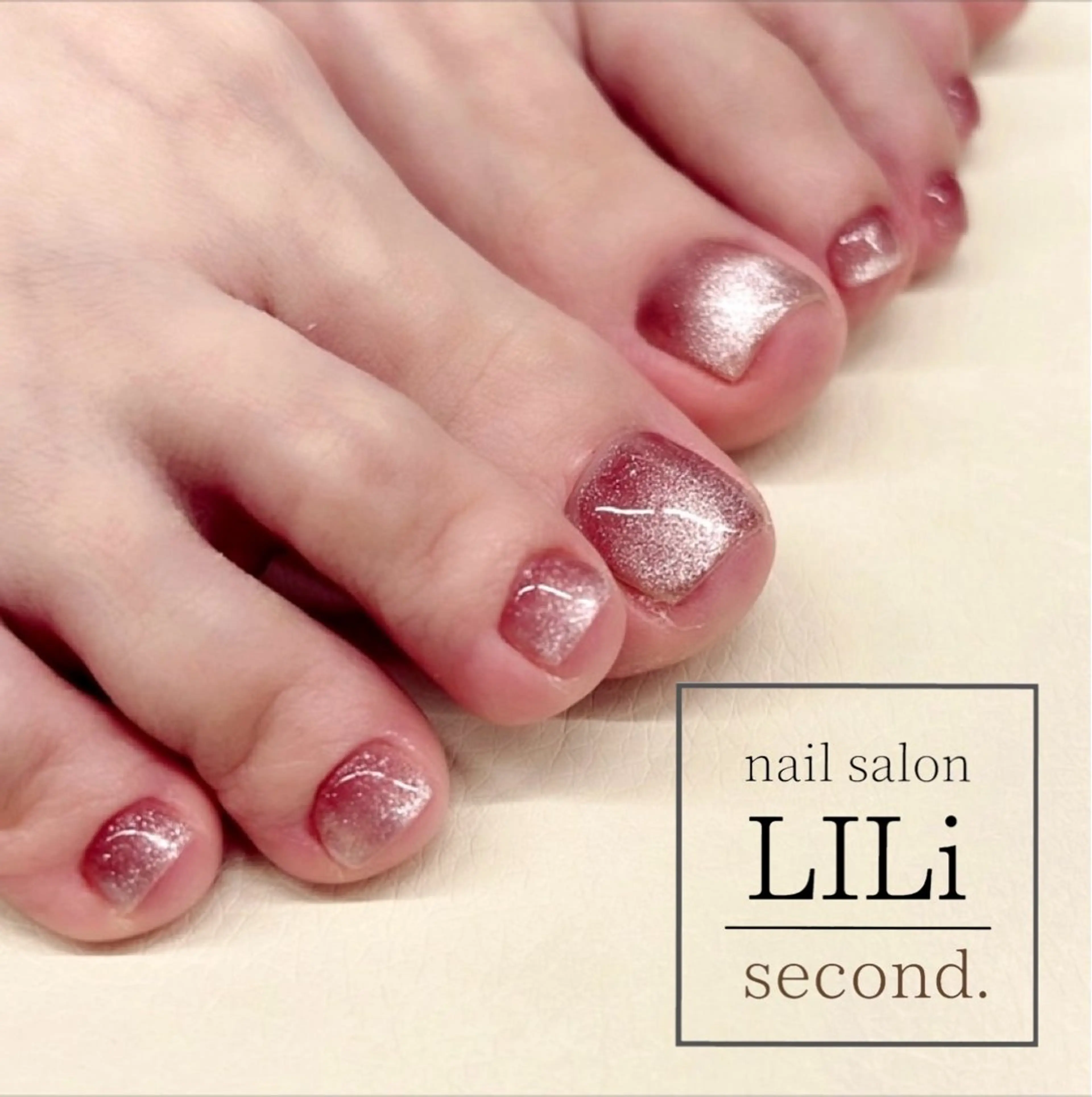 ネイル フットネイル フットネイル nail salon LILi third.所属・Saya ᵕ̈*のネイルデザイン