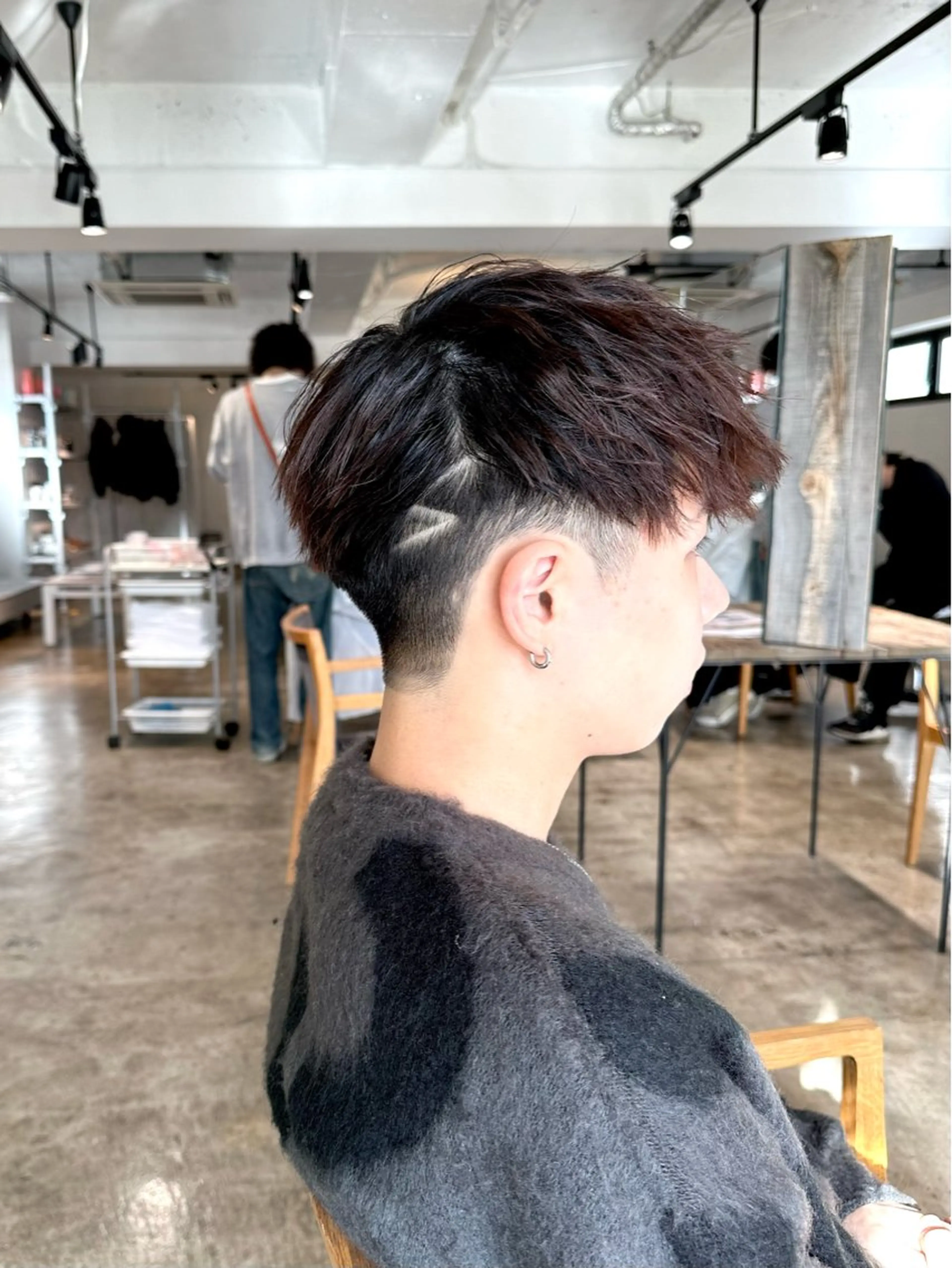 メンズ マッシュ メンズパーマ メンズツイストパーマ 刈り上げ ツイストパーマ カット 骨格補正施術/メンズ 専門美容師/YUYAのヘアスタイル