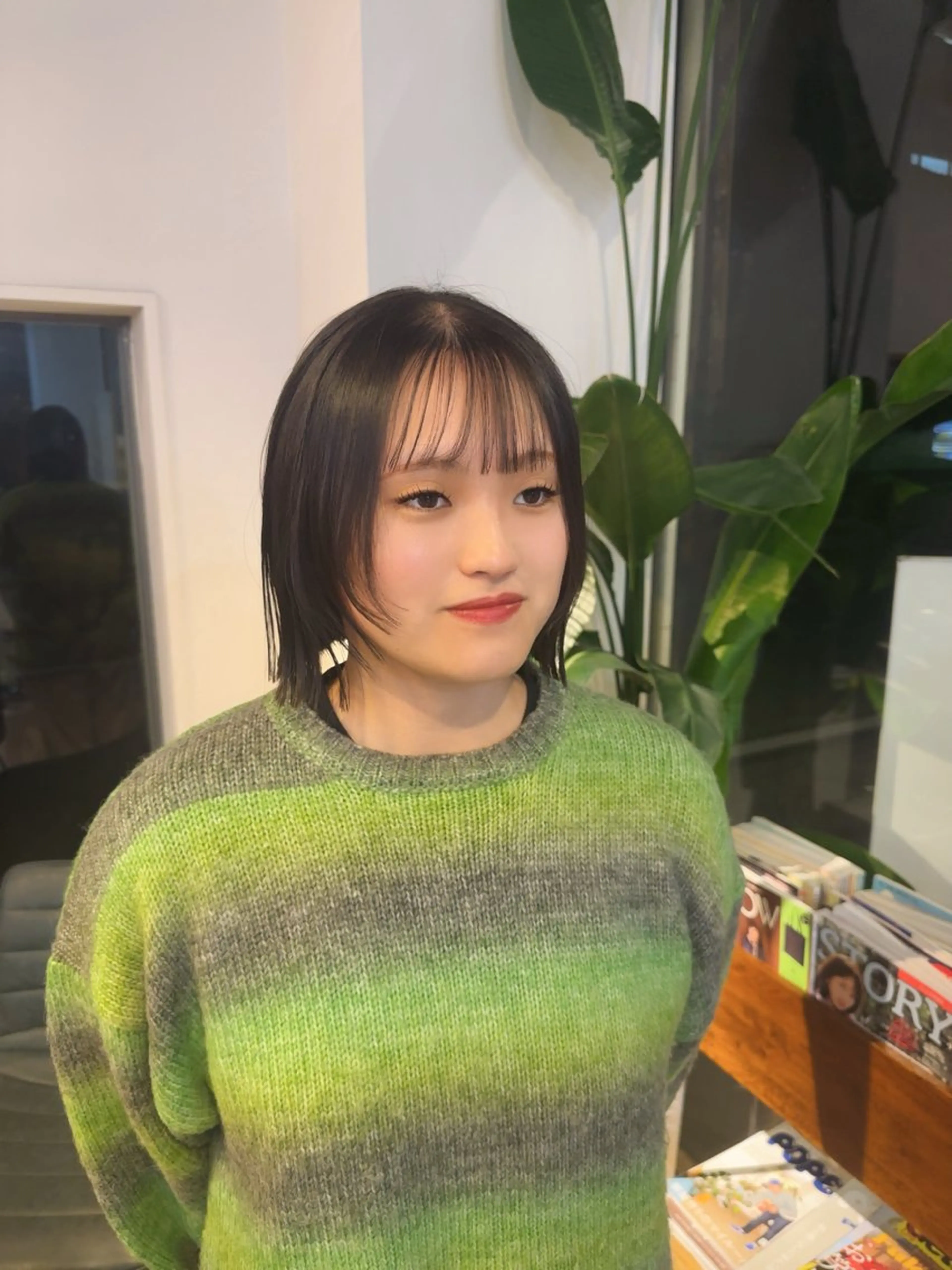 ショート ボブ 顔まわりレイヤー レイヤーカット 大原 正寛のヘアスタイル