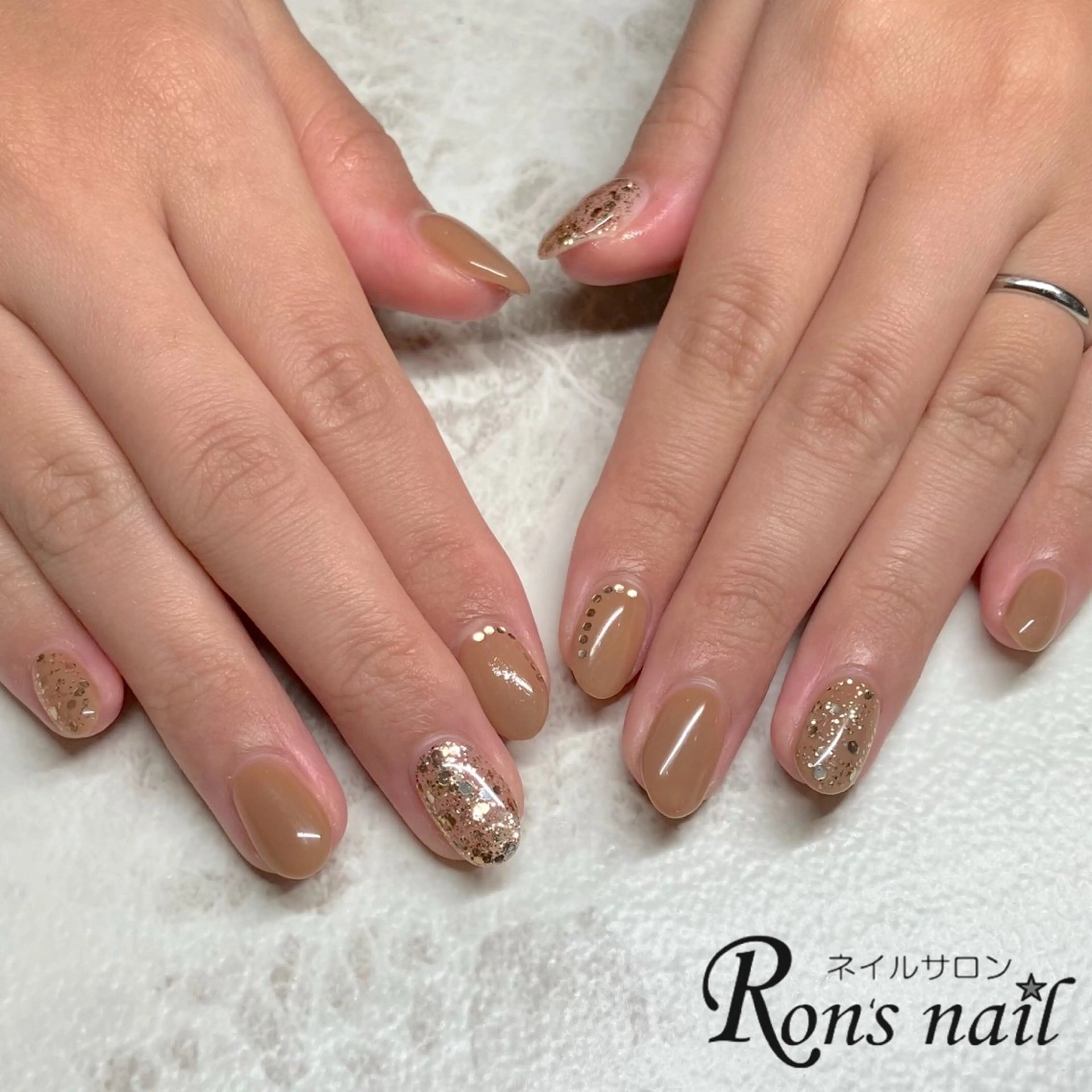 ネイル Ron's nail 笹岡のネイルデザイン