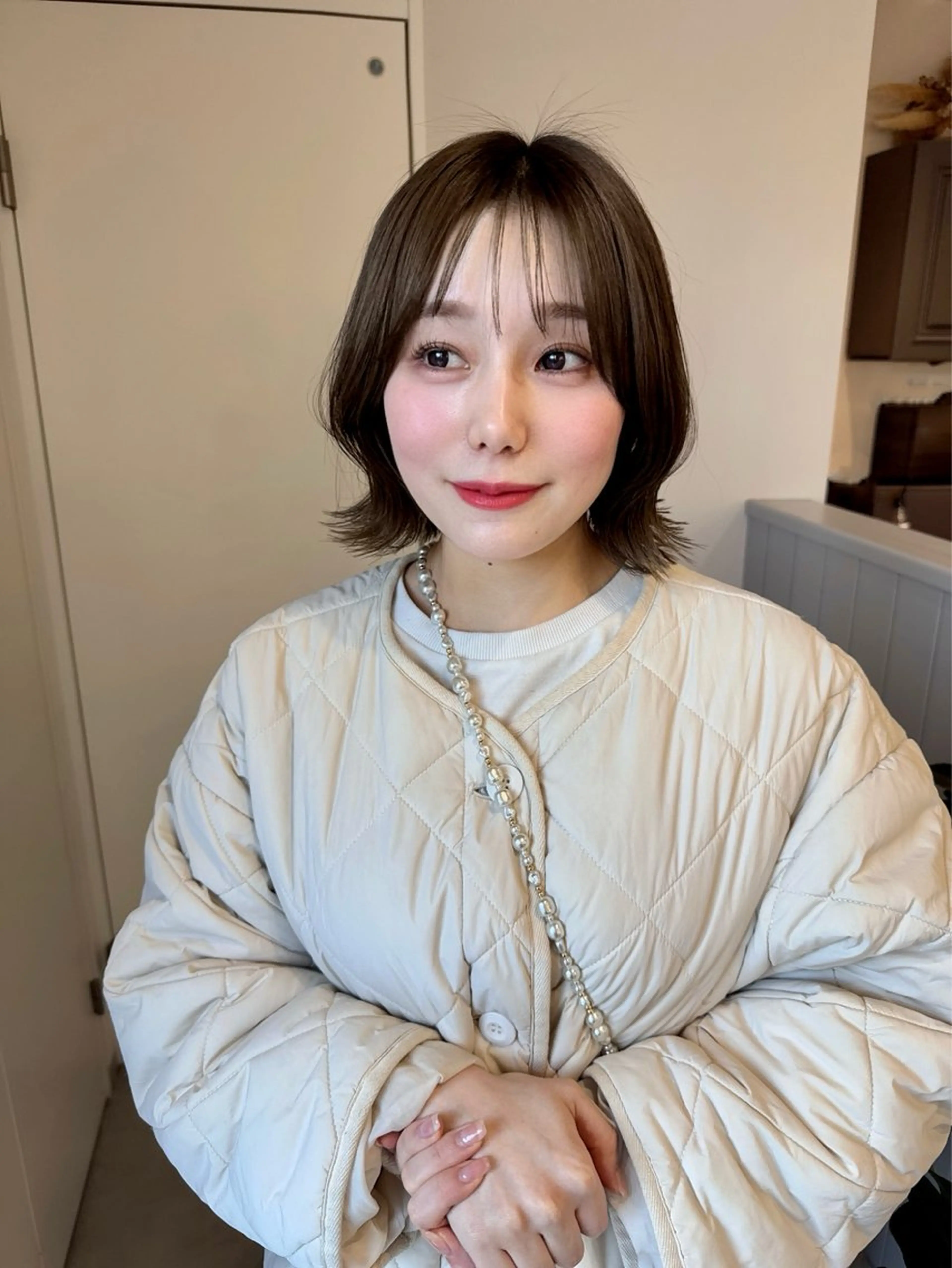 ショート カラー カット ヘアカラー トリートメント 宮城 ほのかのヘアスタイル