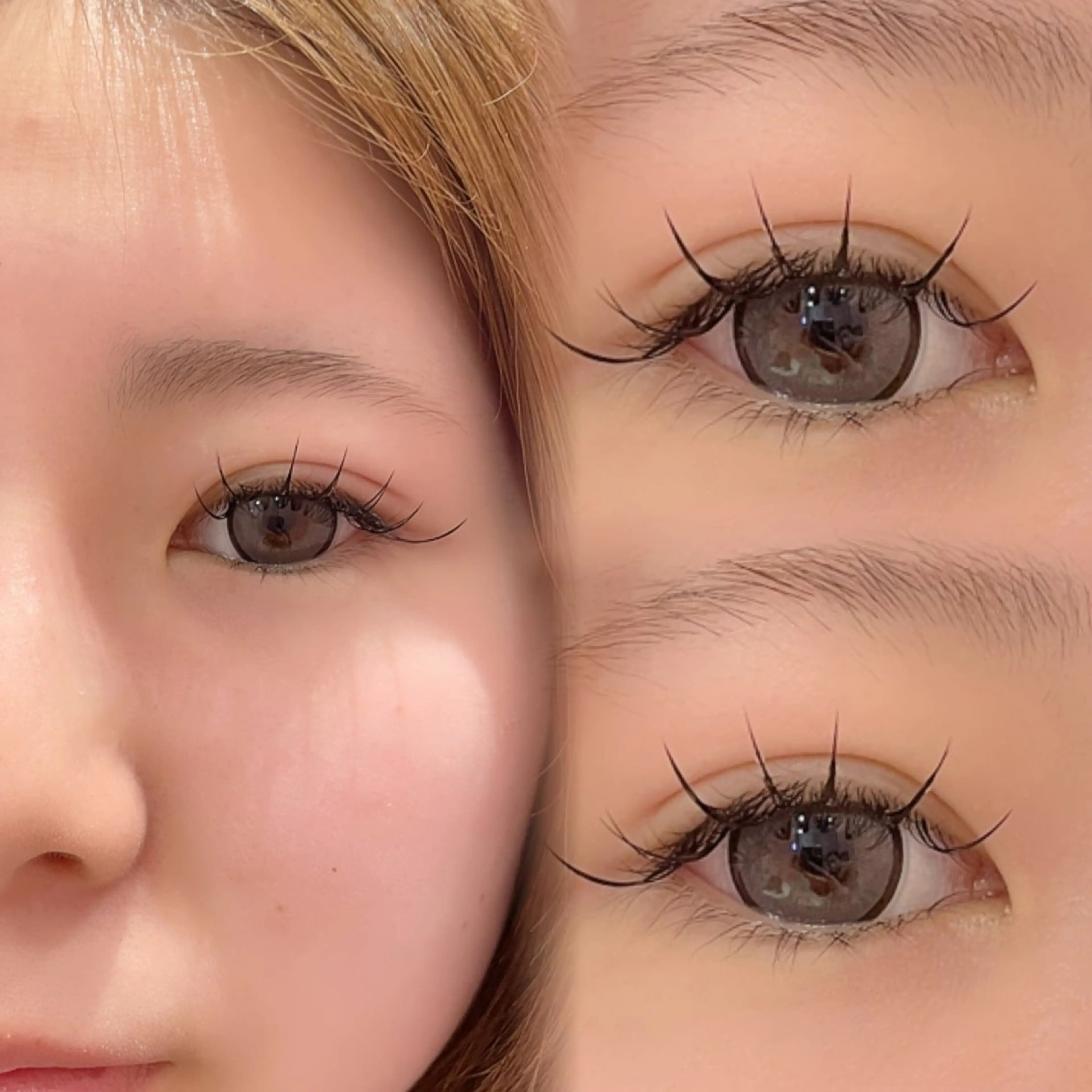 3D Lash 120本(40束)美容液で束感仕上げ🪄︎︎の写真