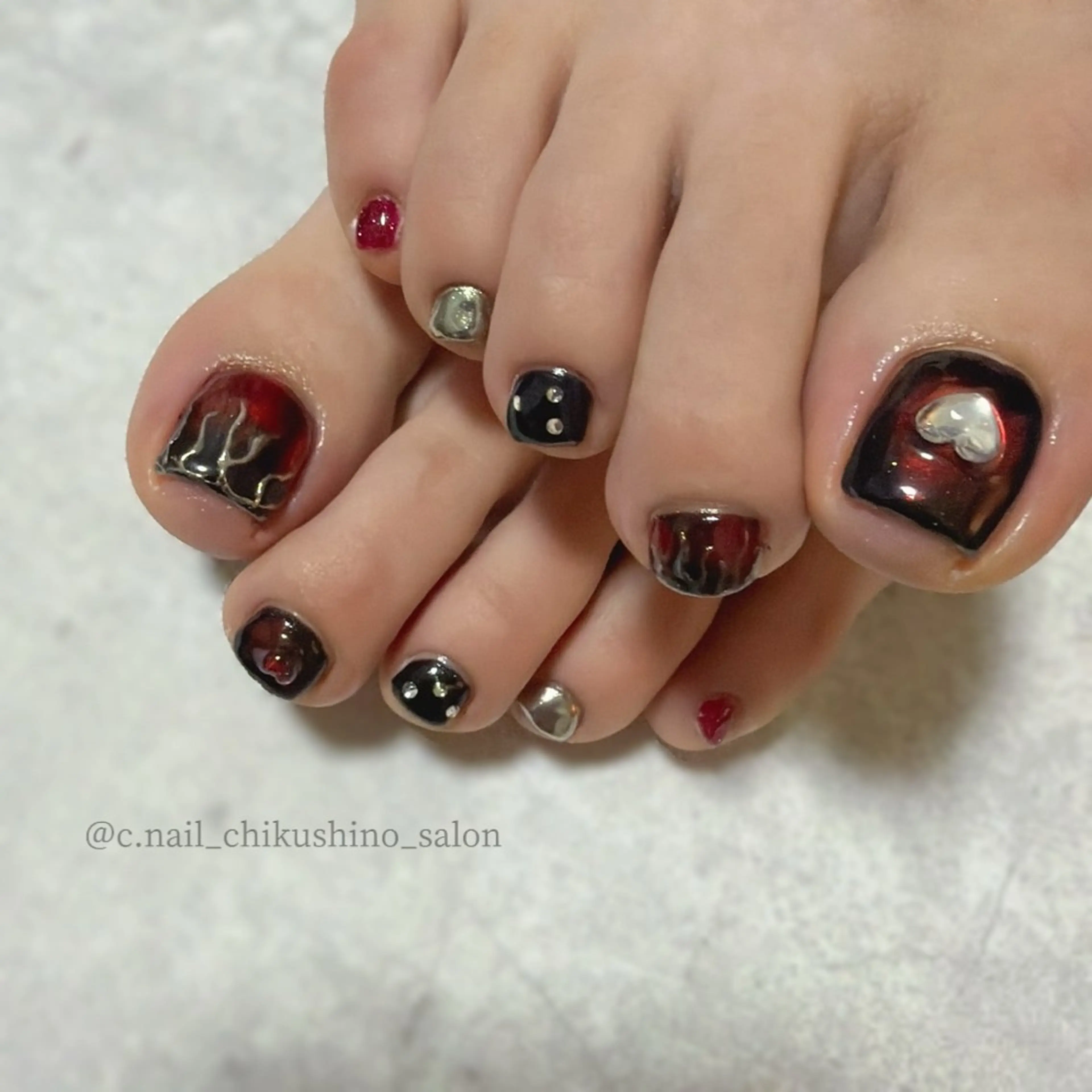 ネイル フットネイル C.Nail &Eye筑紫駅のネイルデザイン