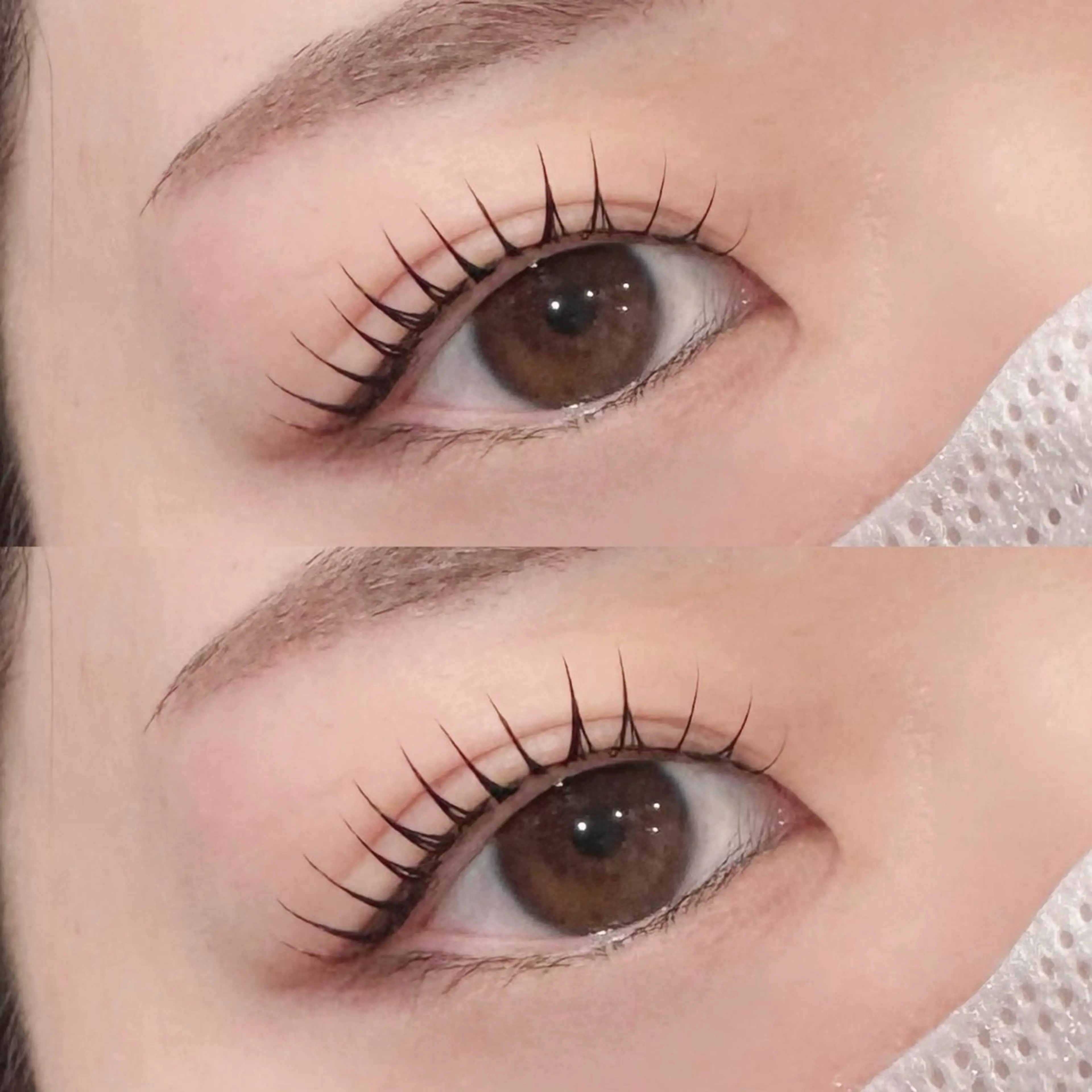 アイブロウワックス✖︎ラッシュリフト👀🤎の写真