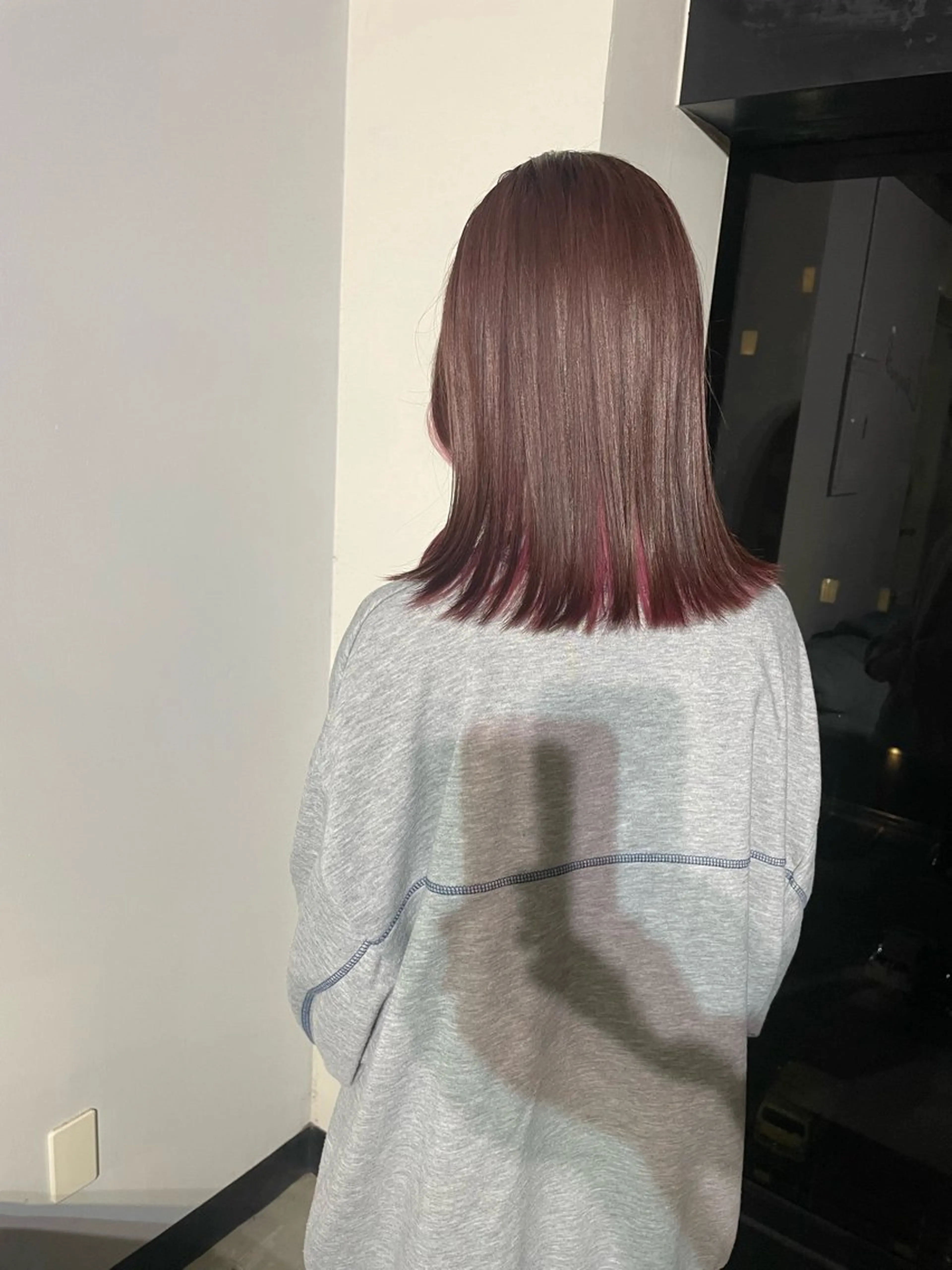 カラー ベージュカラー イヤリングカラー インナーカラー ボブ ボブインナー La fith hair ray所属・メンズ/パーマ/ ブリーチ/KAITOのヘアスタイル