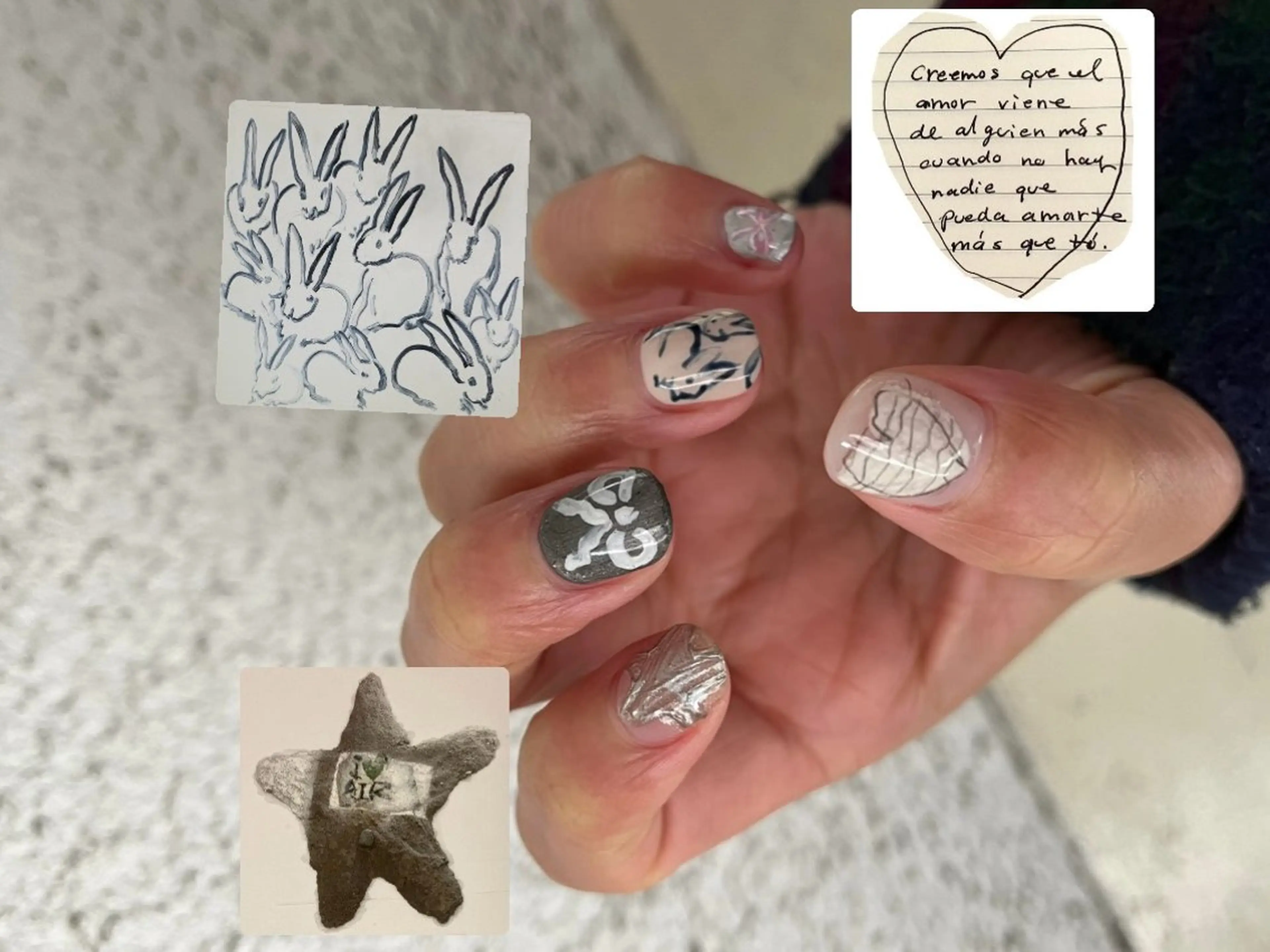 ネイル 韓国ネイル ハンドネイル アトリエ ○△□のネイルデザイン